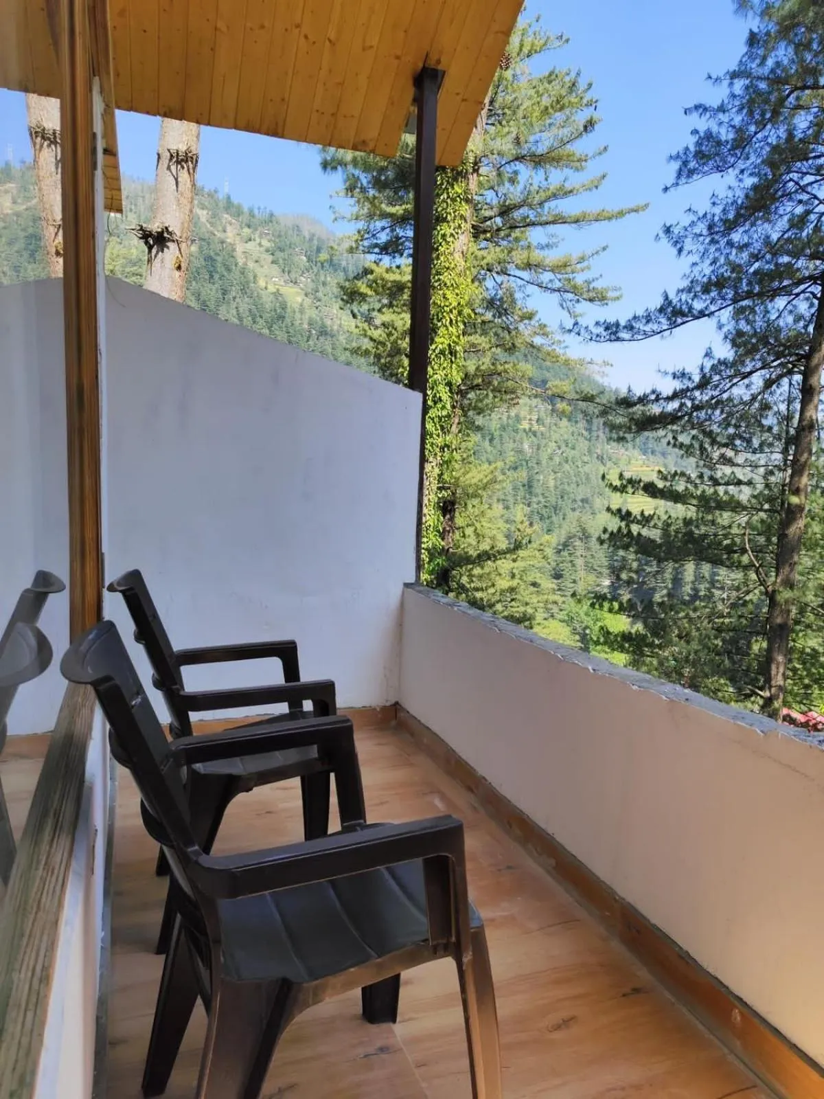 Patio in Majestic View Cottages