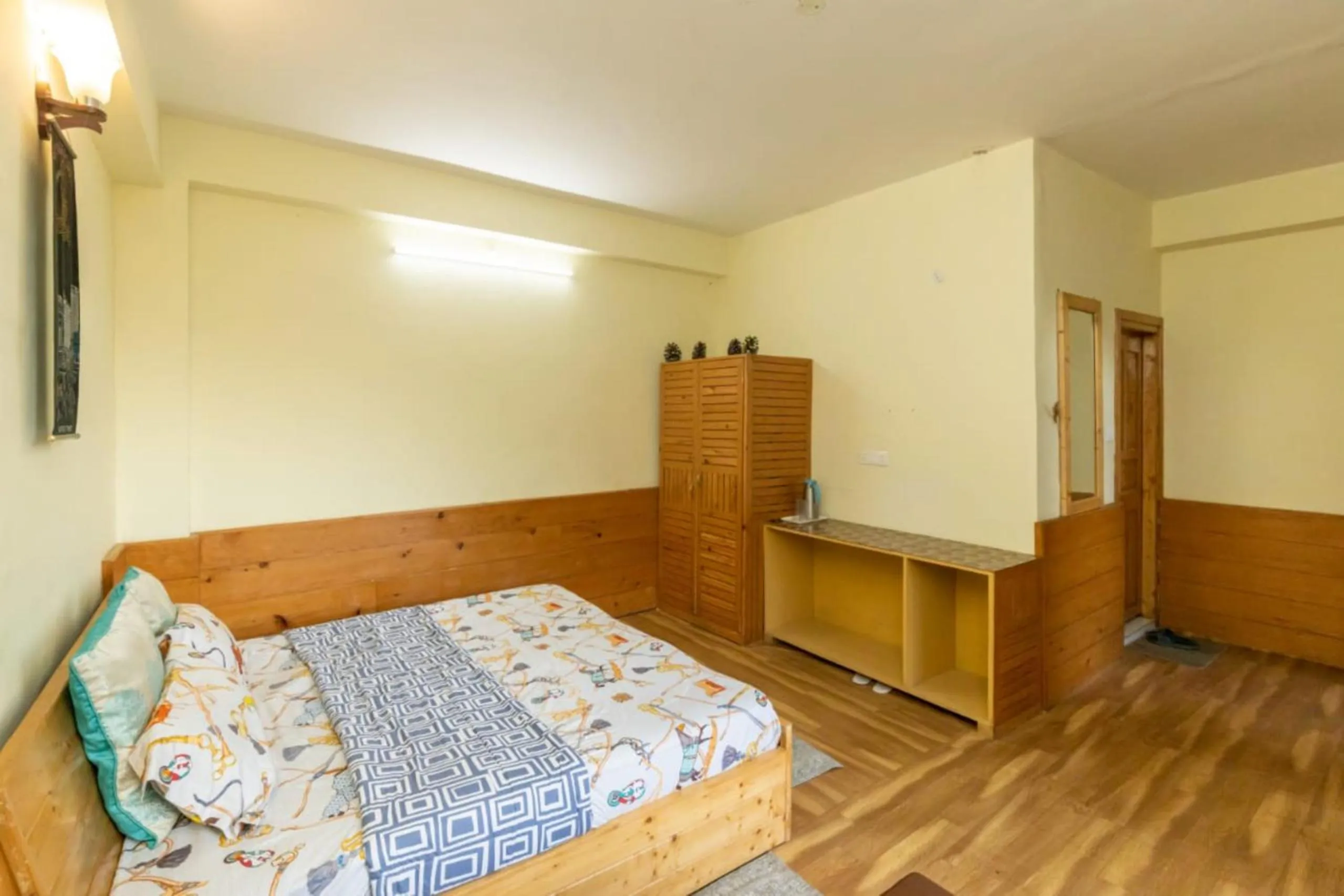 Bed in Majestic View Cottages