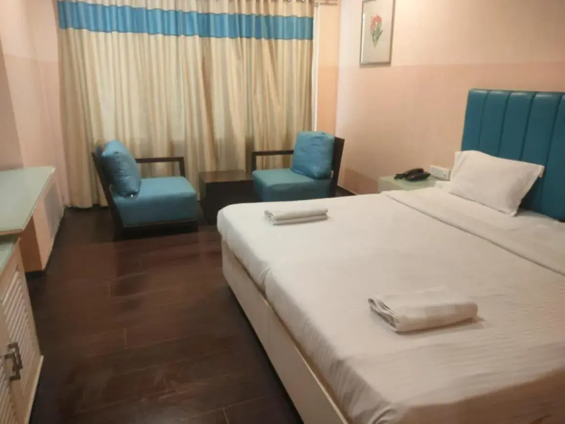Bed in Hotel Saiprakash Bed in Hotel Saiprakash