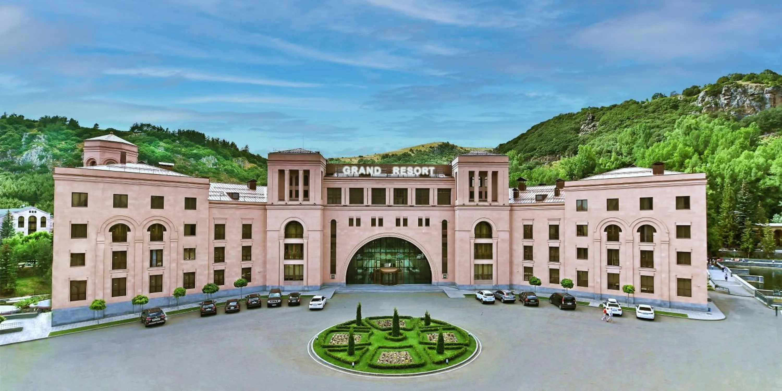 Property building in Grand Resort Jermuk Sanatorium