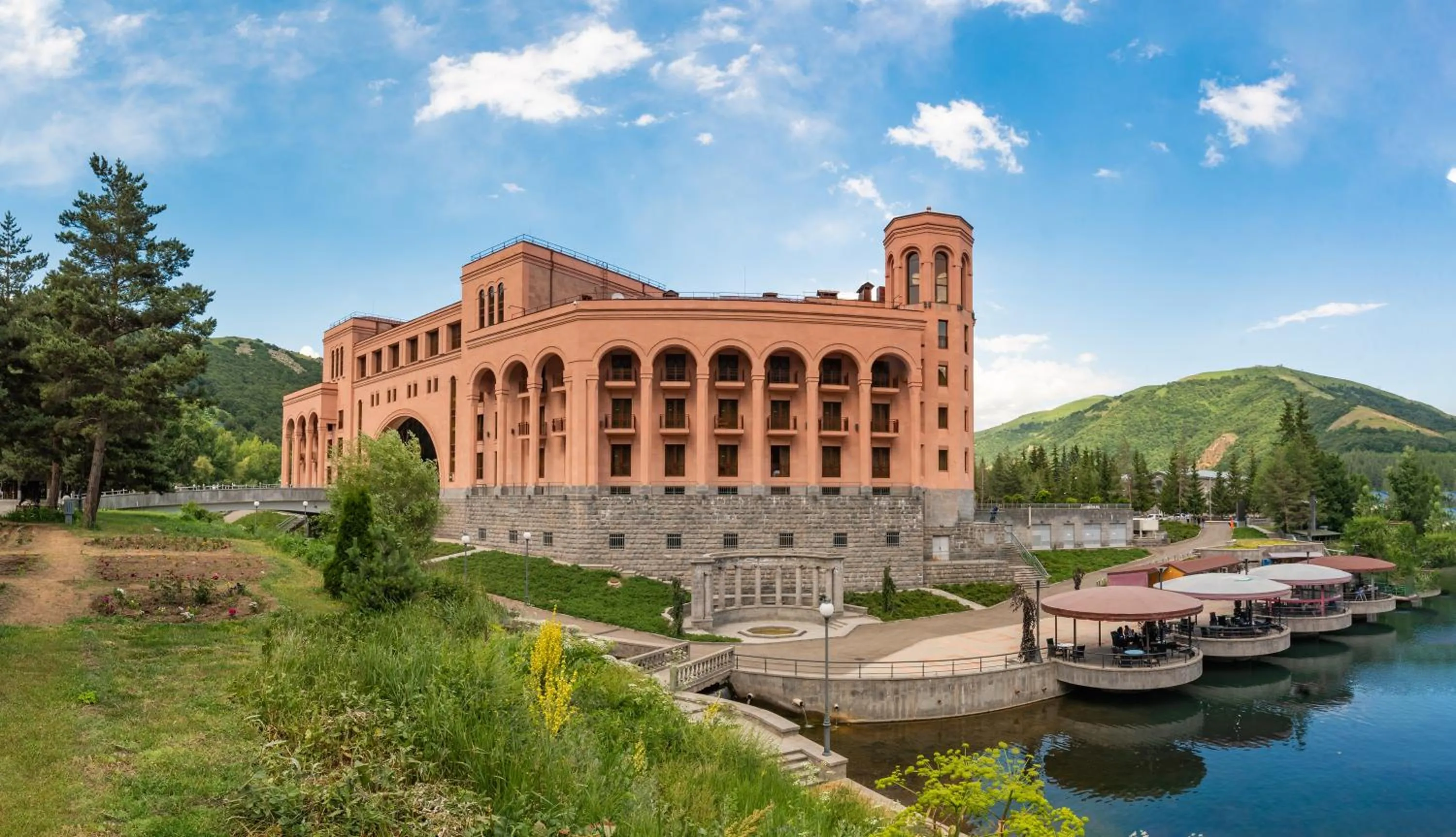 Property building in Grand Resort Jermuk Sanatorium