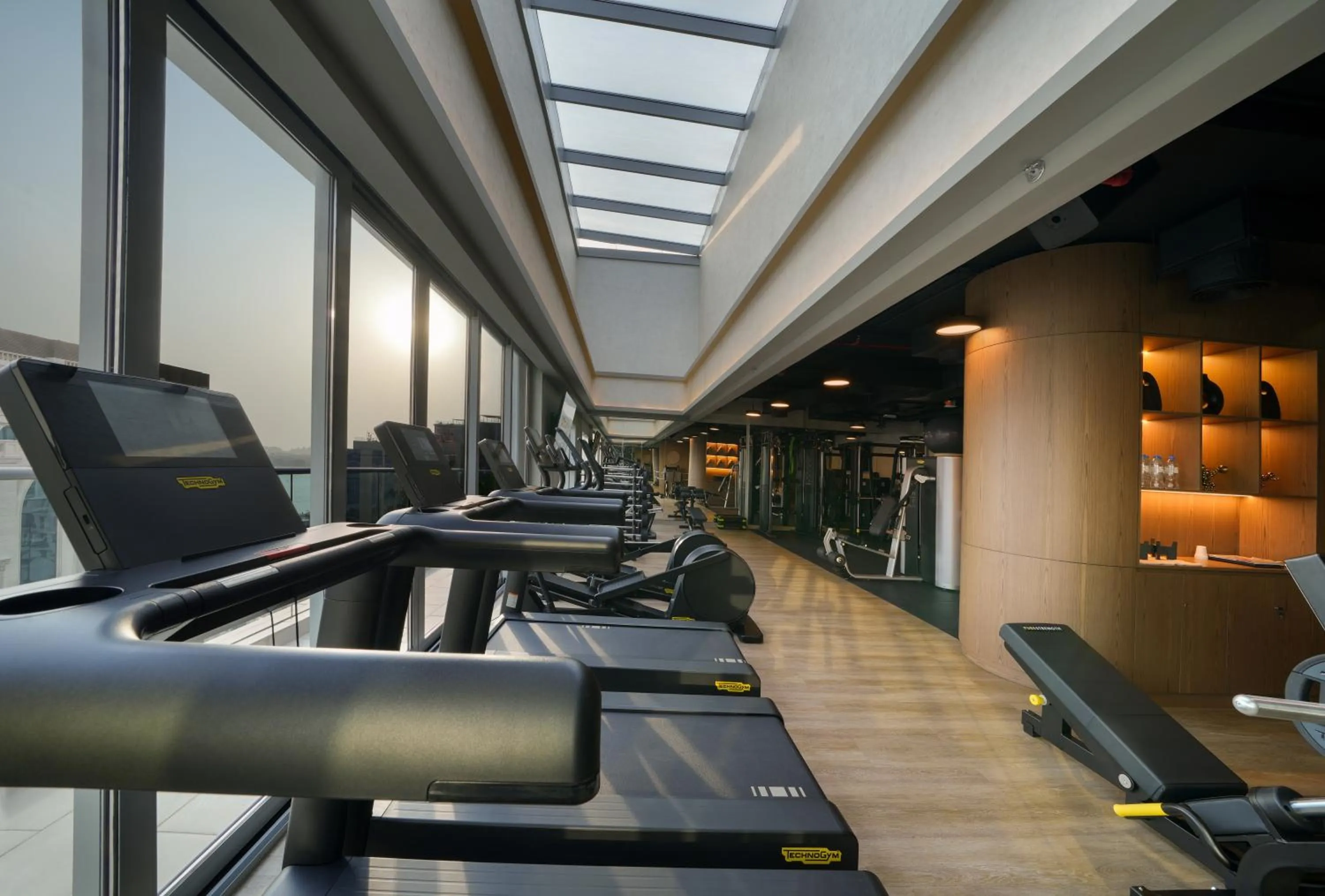 Fitness centre/facilities in Mileo Hotel The Palm