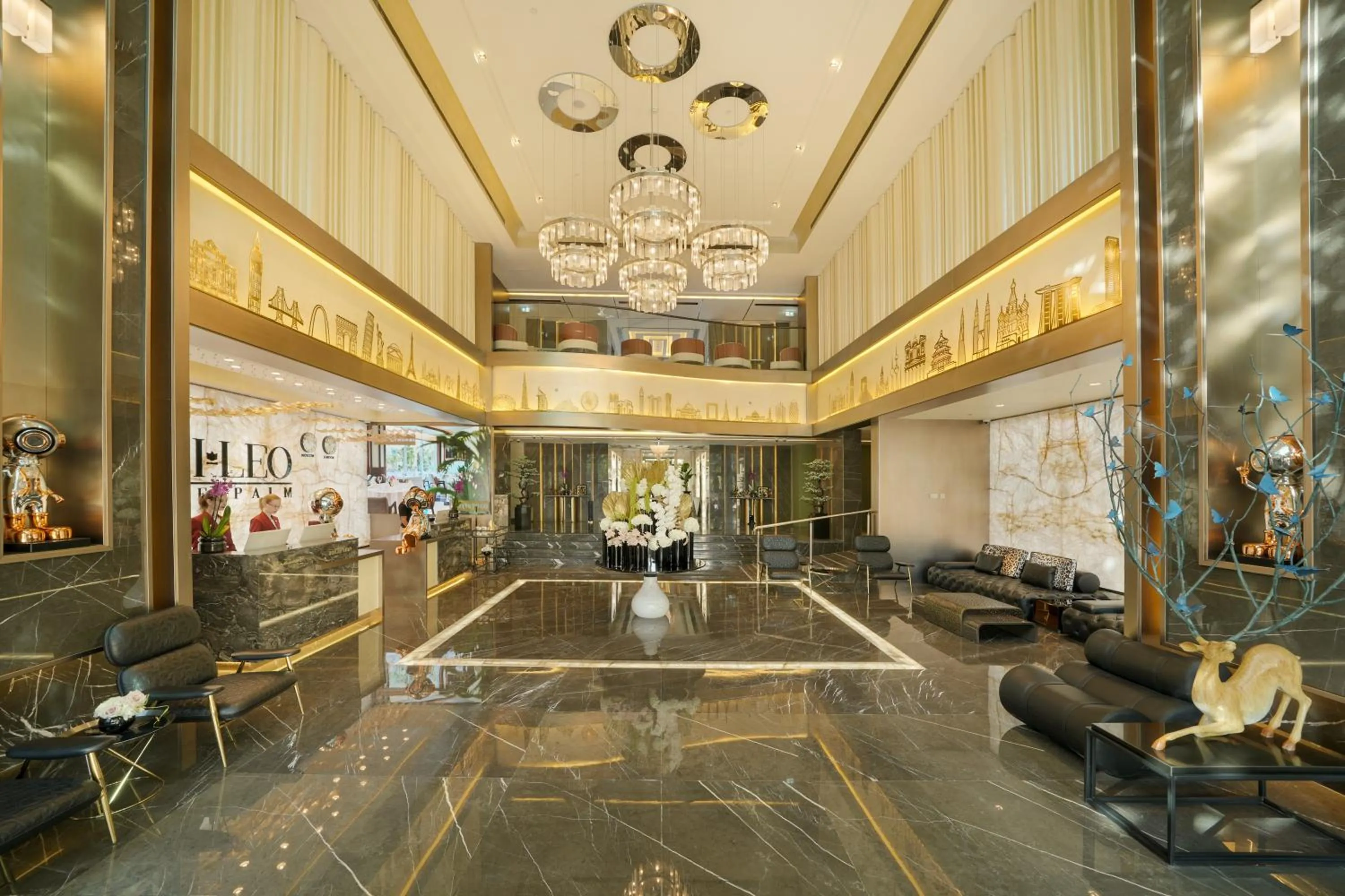 Lobby or reception in Mileo Hotel The Palm