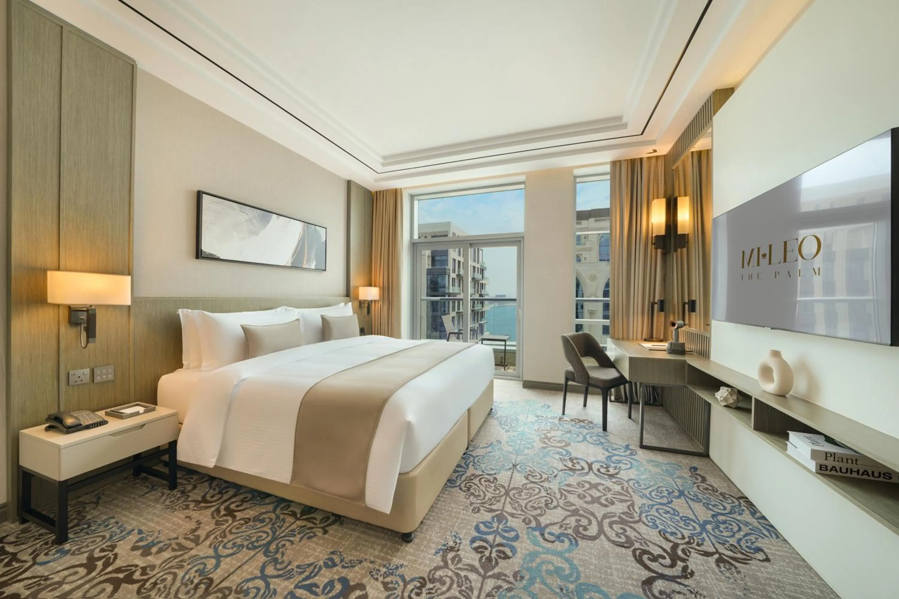 TV and multimedia, Bed in Mileo Hotel The Palm