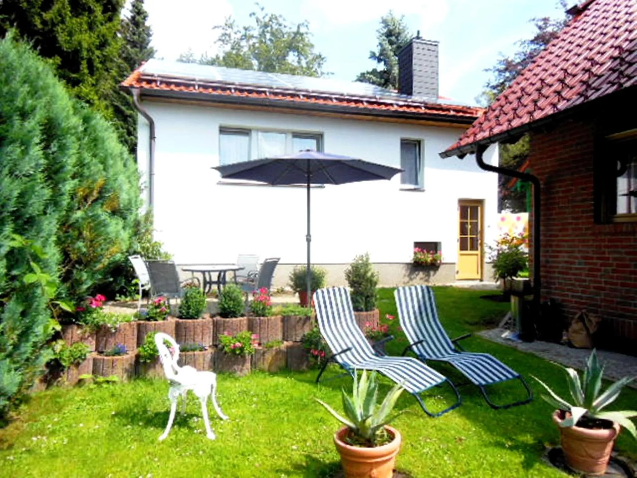 Garden in Ferienhaus Harzidyll
