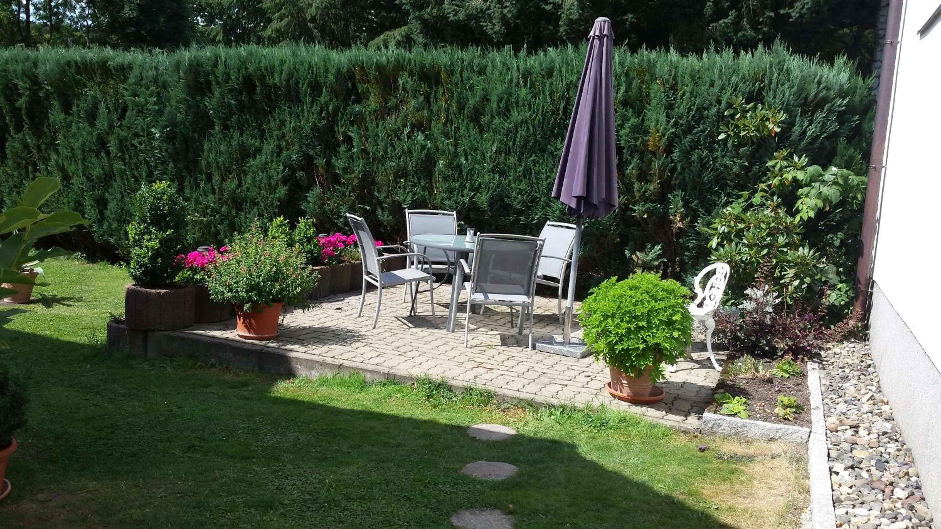 Garden view in Ferienhaus Harzidyll