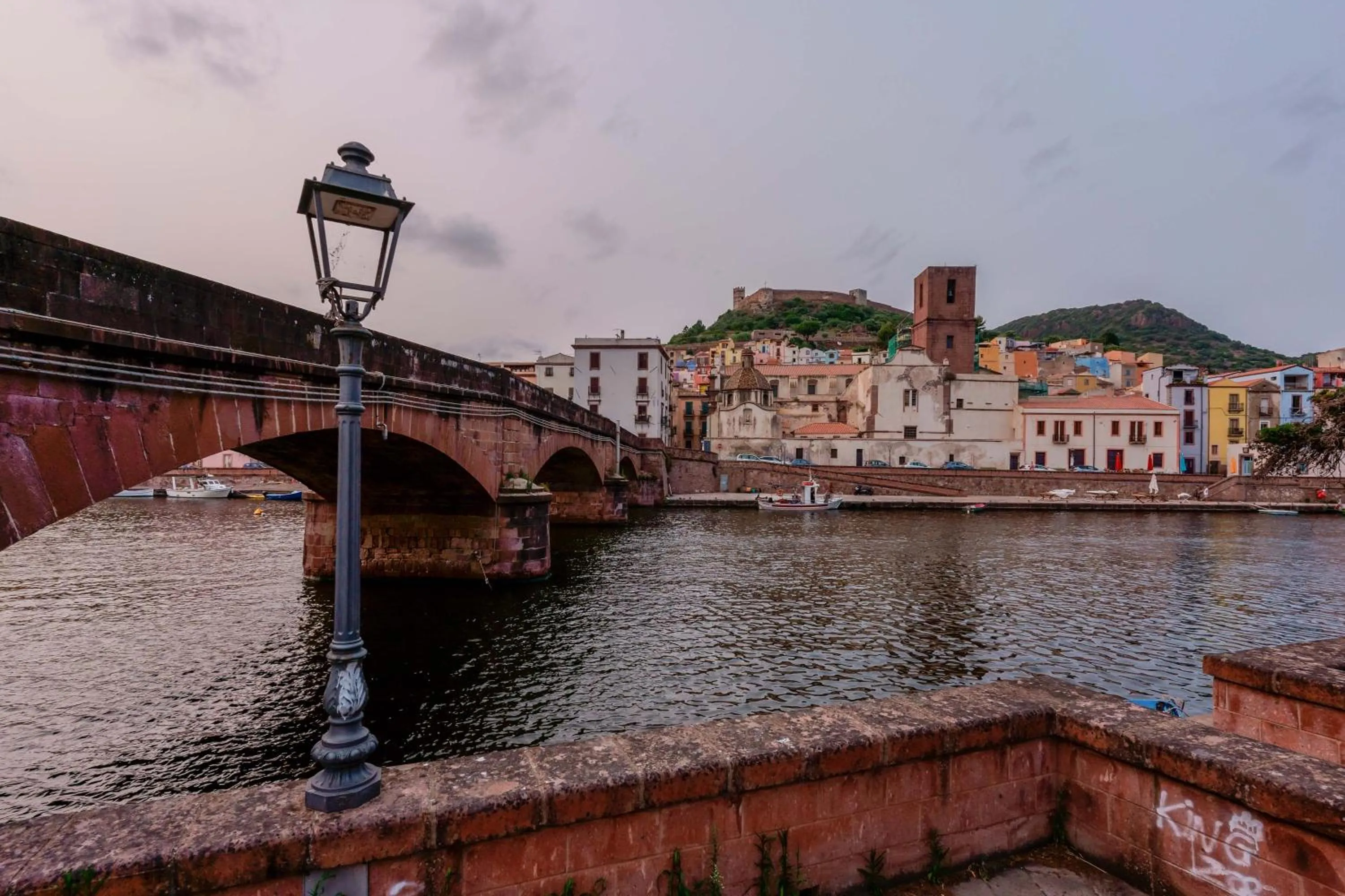 City view in Palazzo Pischedda