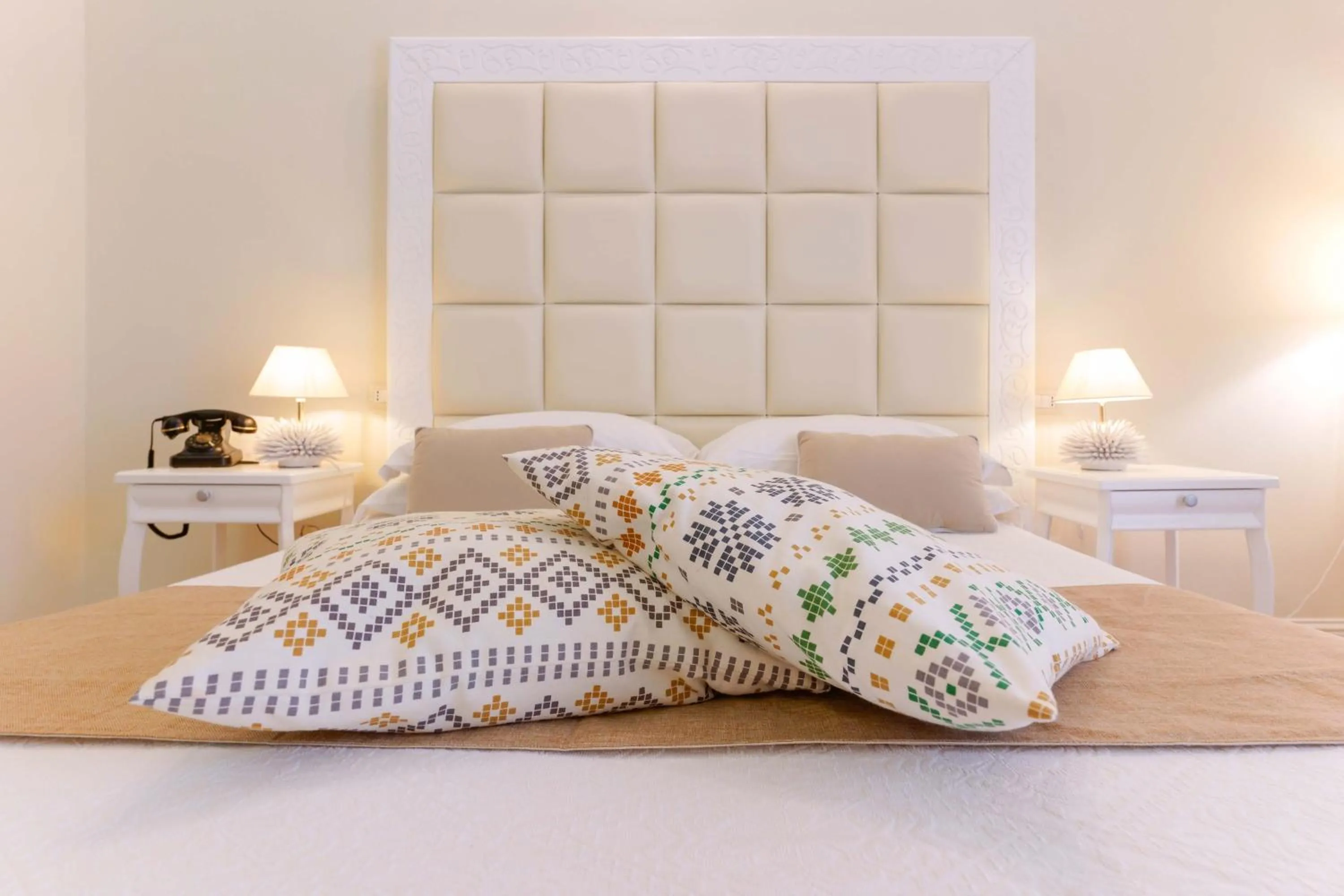 Photo of the whole room, Bed in Palazzo Pischedda