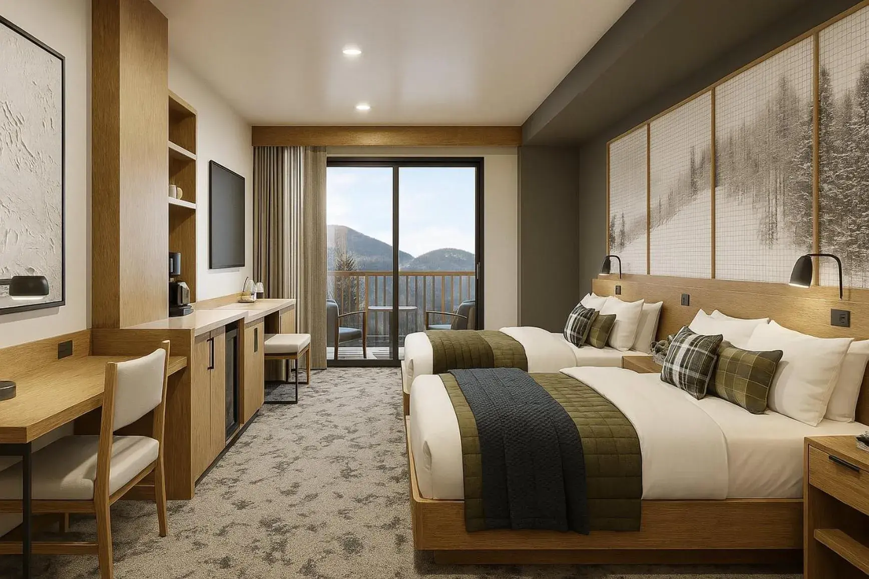 Queen Room with Two Queen Beds in Kindred Resort, A RockResort Queen Room with Two Queen Beds in Kindred Resort, A RockResort