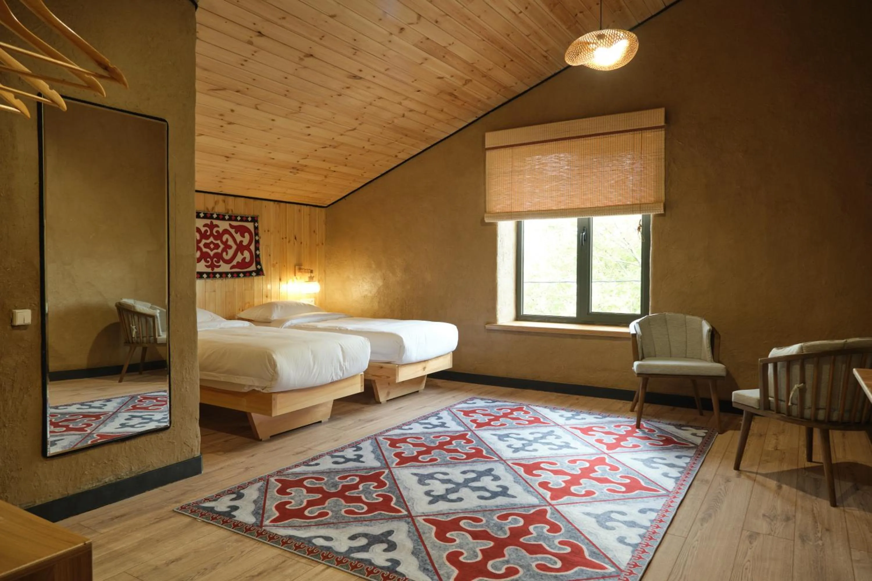 Bed in Pristine Hotel