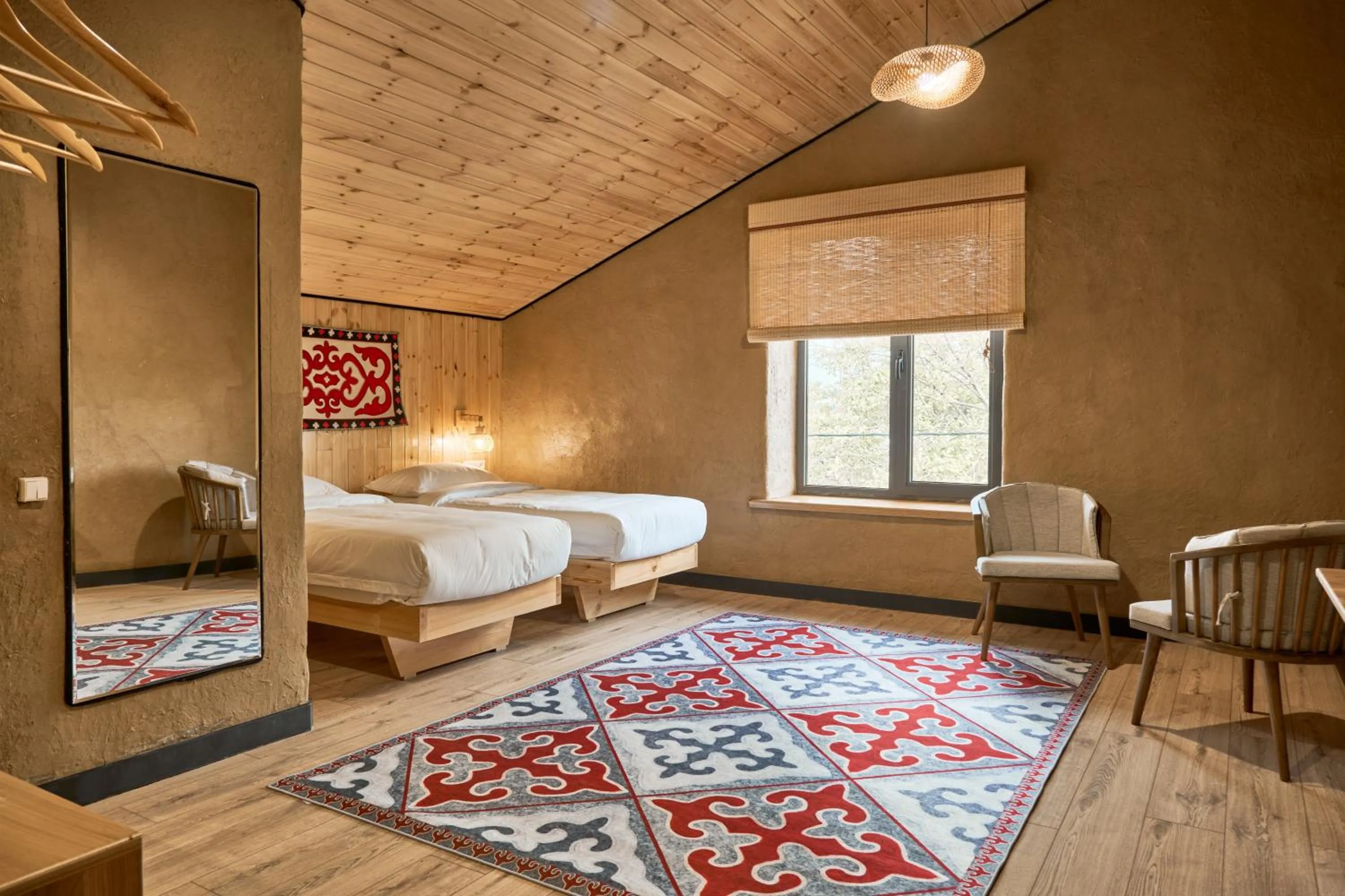 Bed in Pristine Hotel