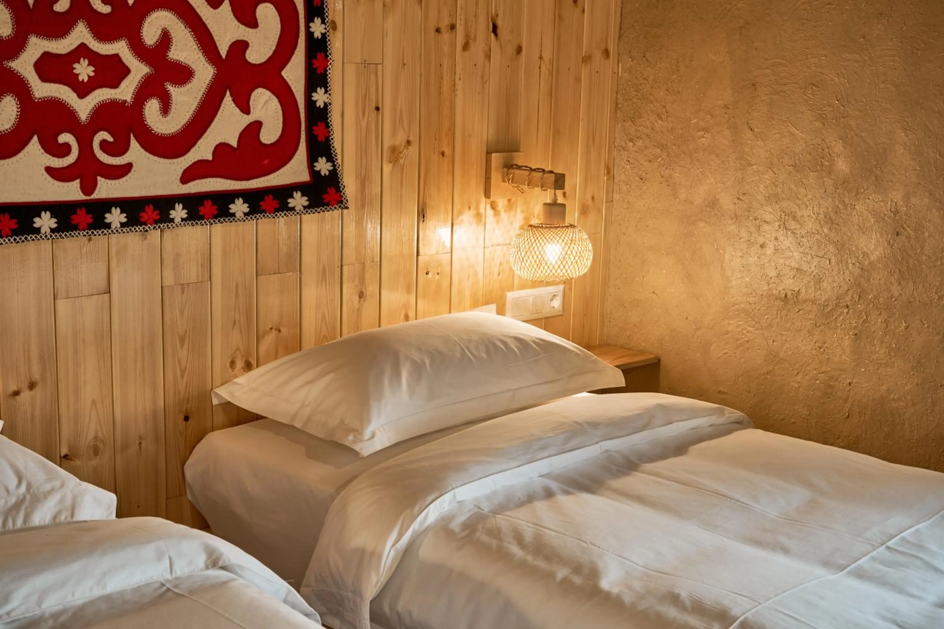 Bed in Pristine Hotel