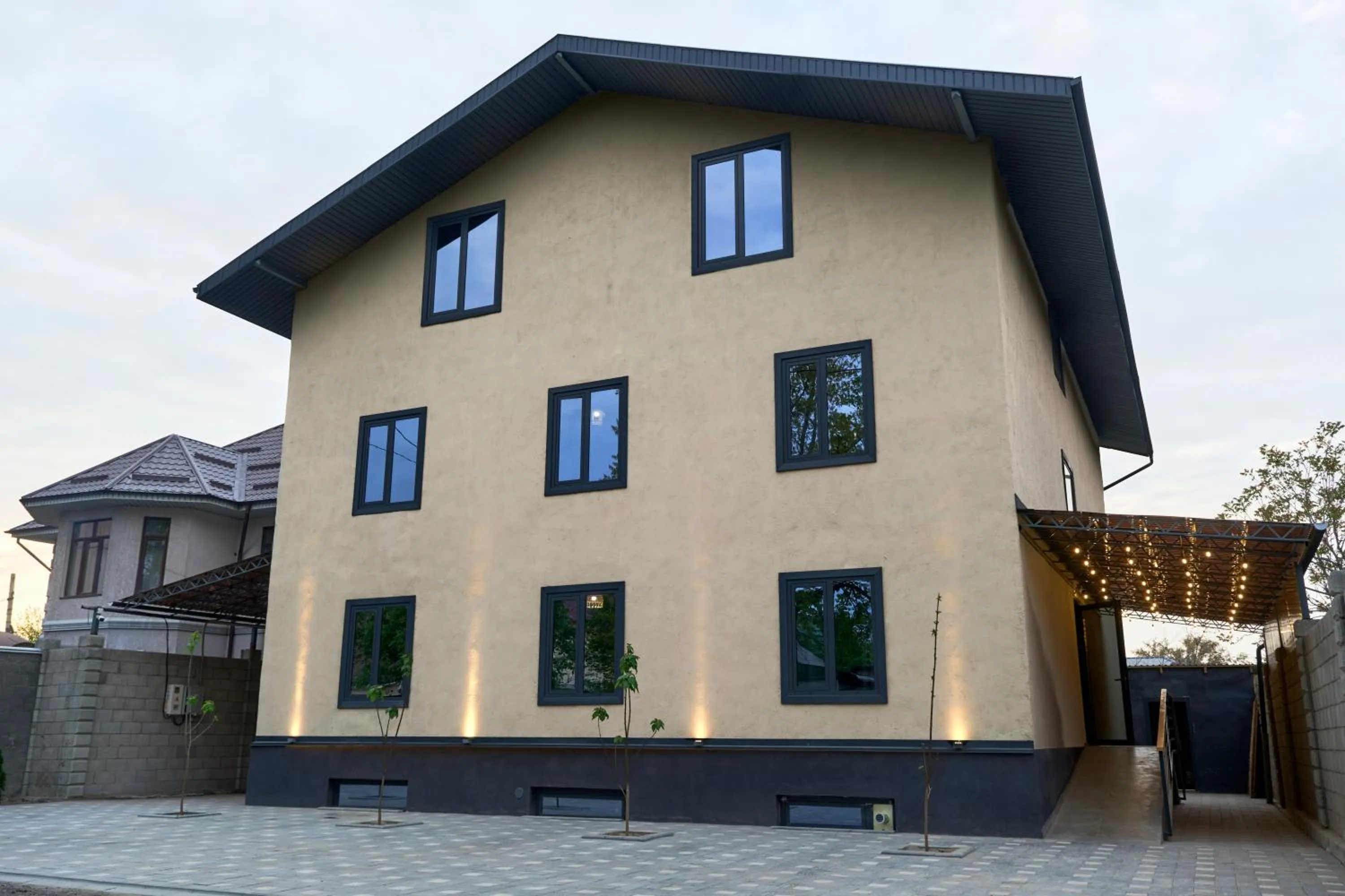 Property building in Pristine Hotel