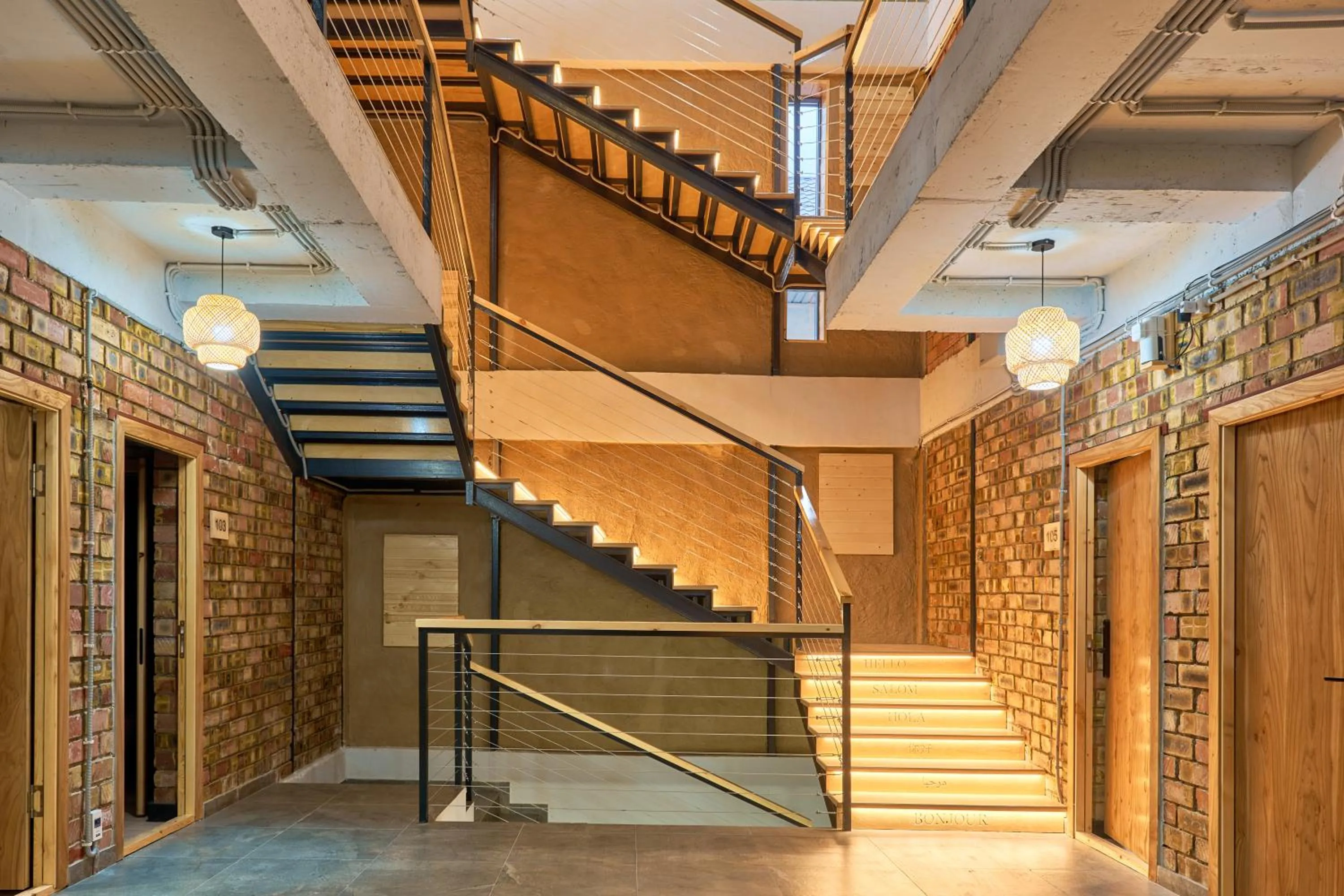 Property building in Pristine Hotel