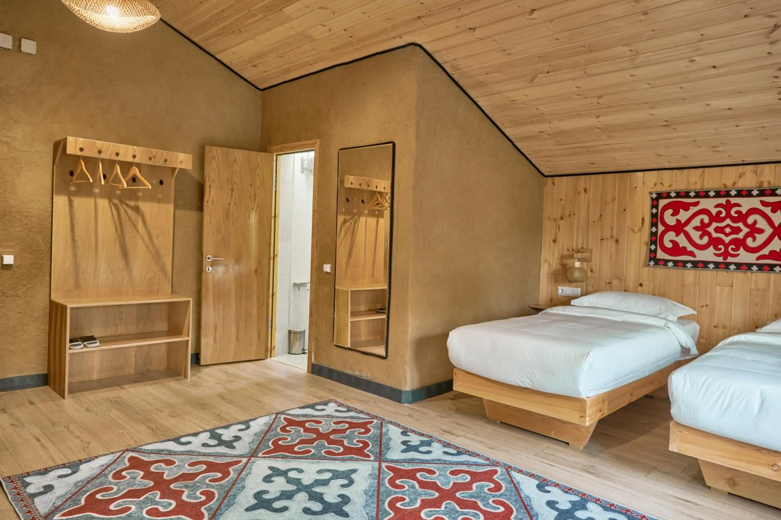 Bed in Pristine Hotel