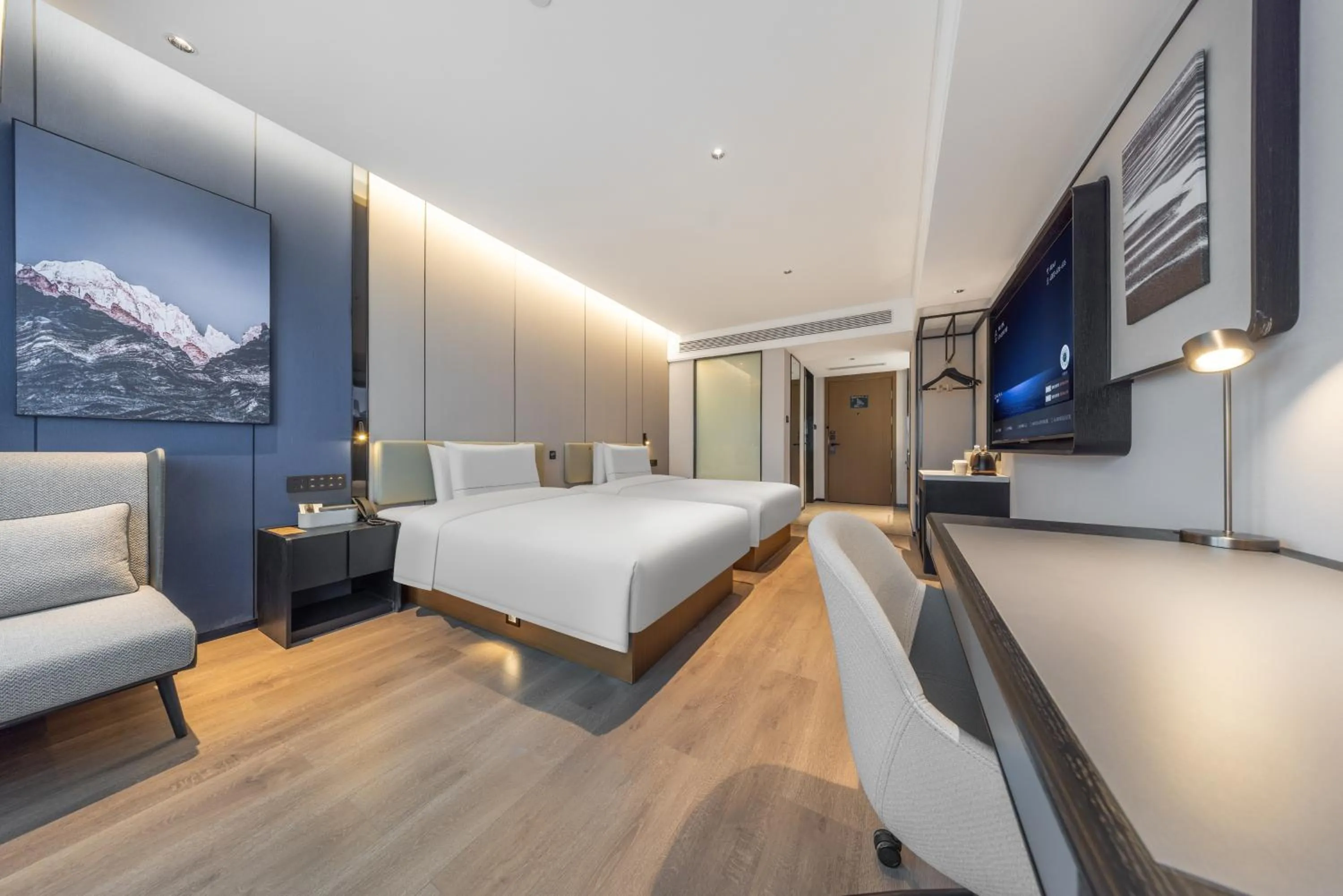 Bed in Atour Hotel Kunming Nanping Pedestrian Street Old Street