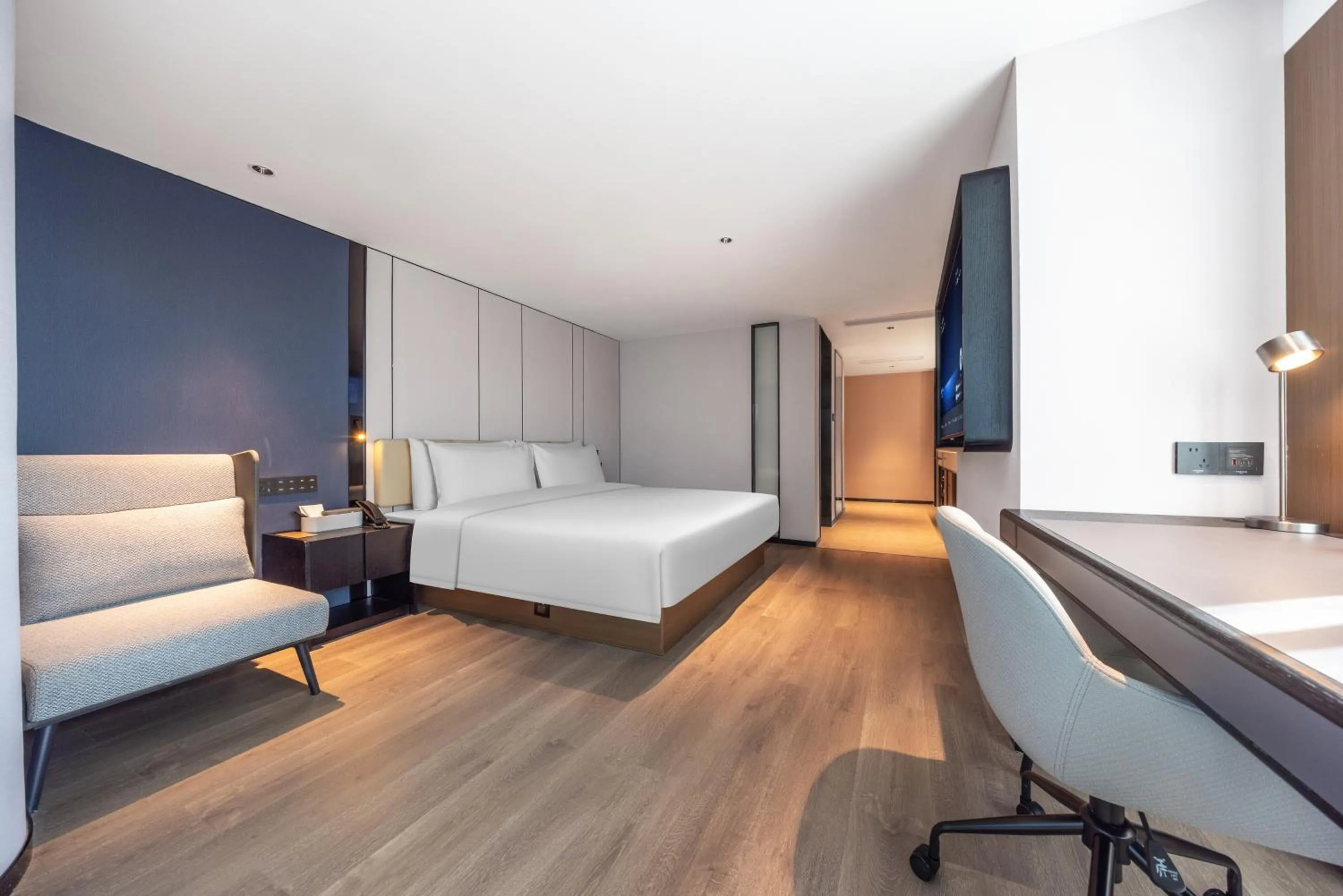 Bed in Atour Hotel Kunming Nanping Pedestrian Street Old Street
