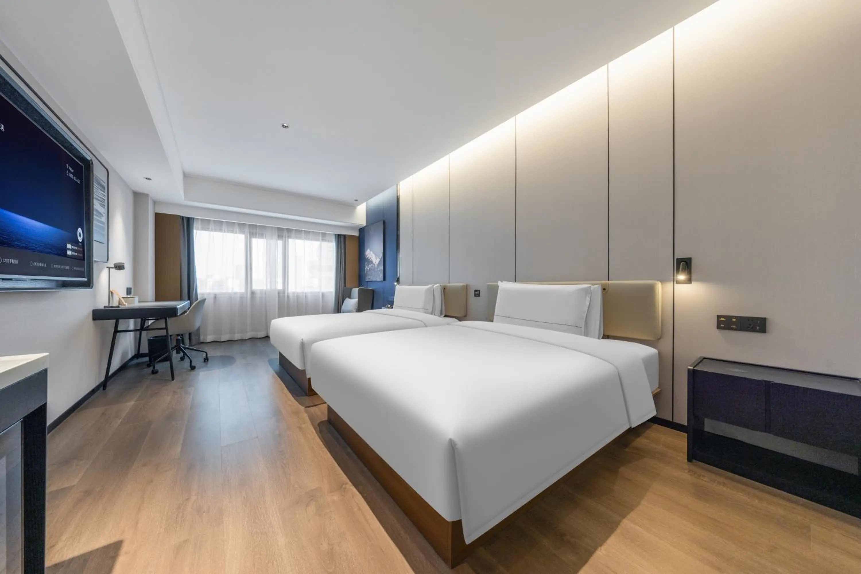 Bed in Atour Hotel Kunming Nanping Pedestrian Street Old Street