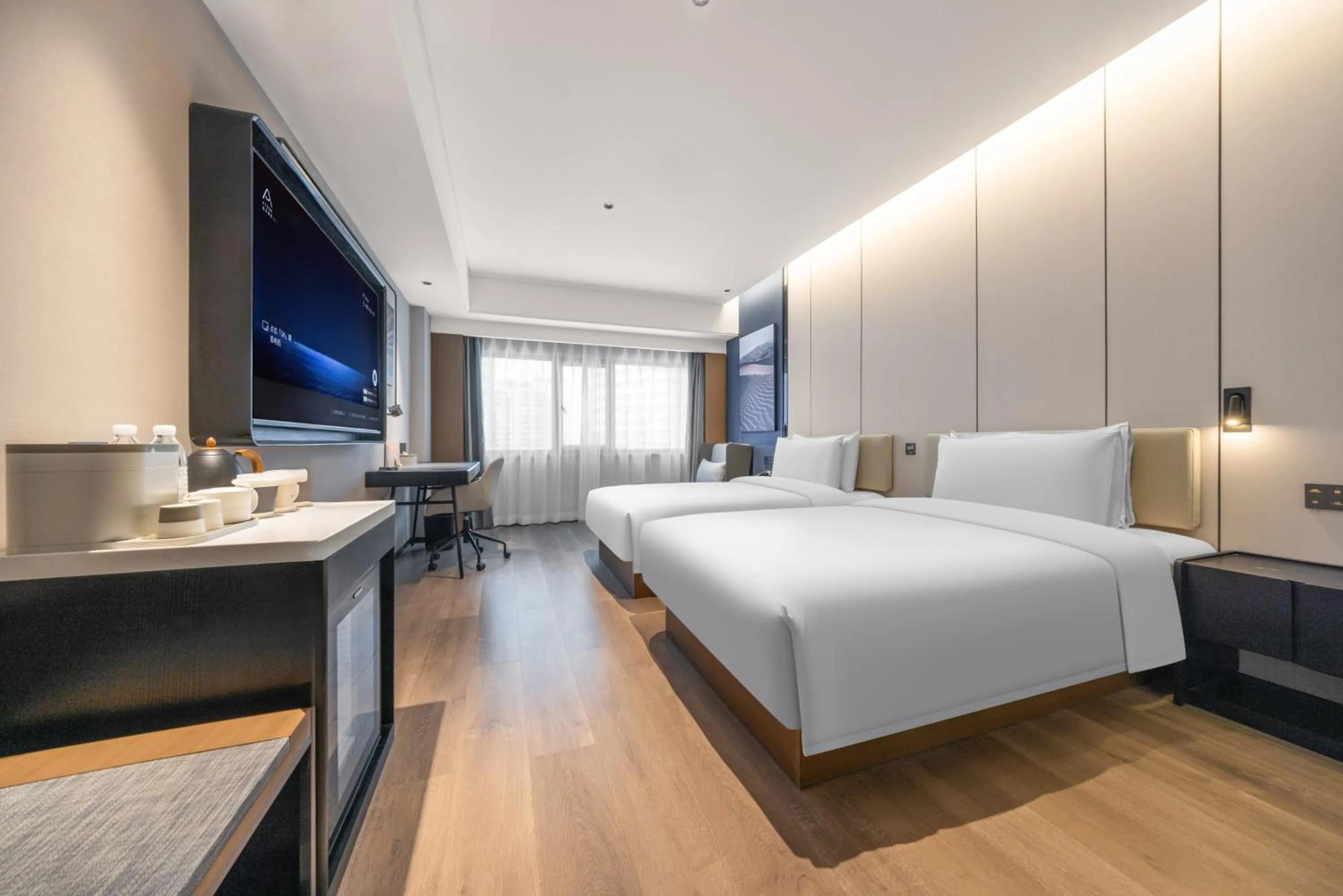 Bed in Atour Hotel Kunming Nanping Pedestrian Street Old Street