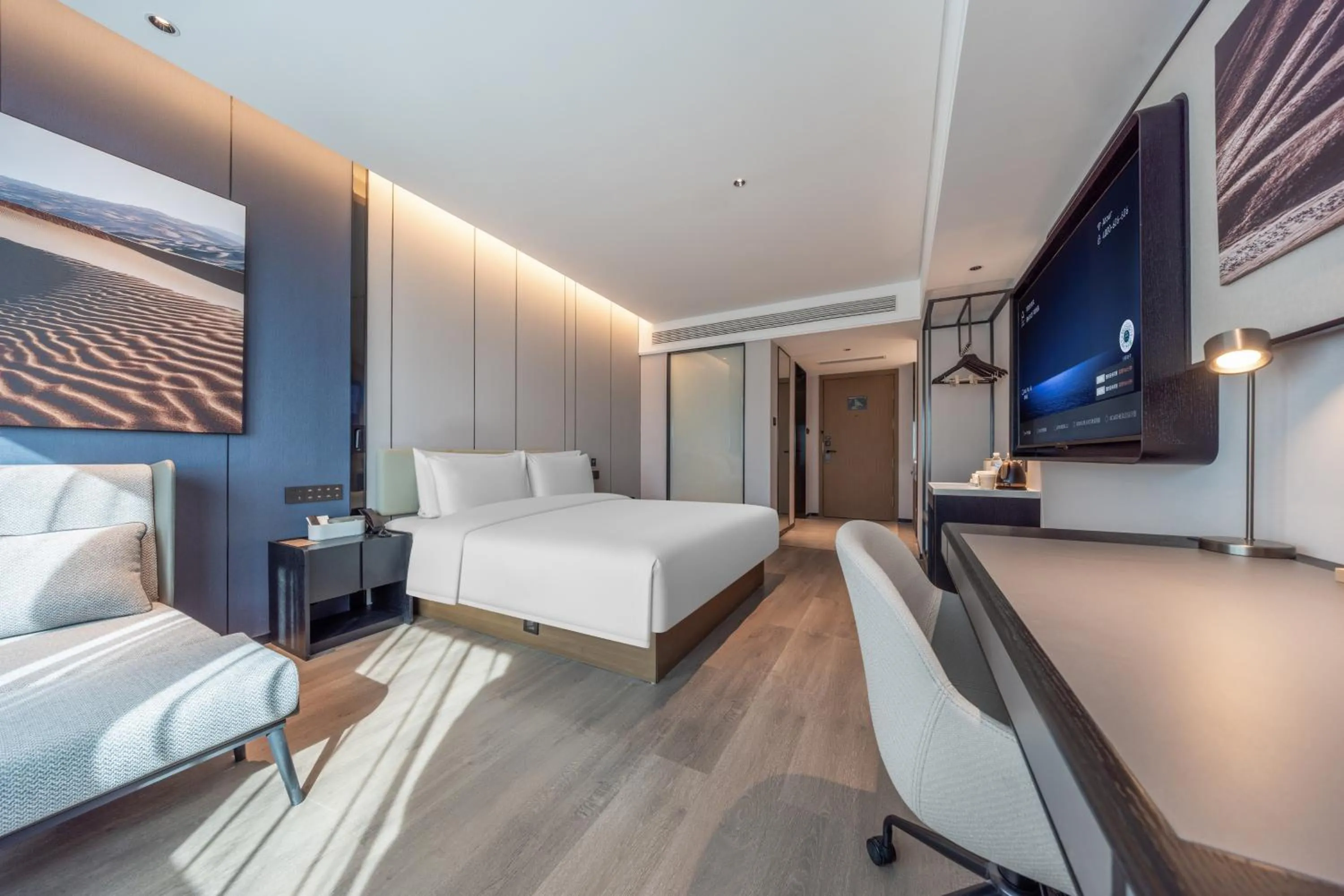 Bed in Atour Hotel Kunming Nanping Pedestrian Street Old Street