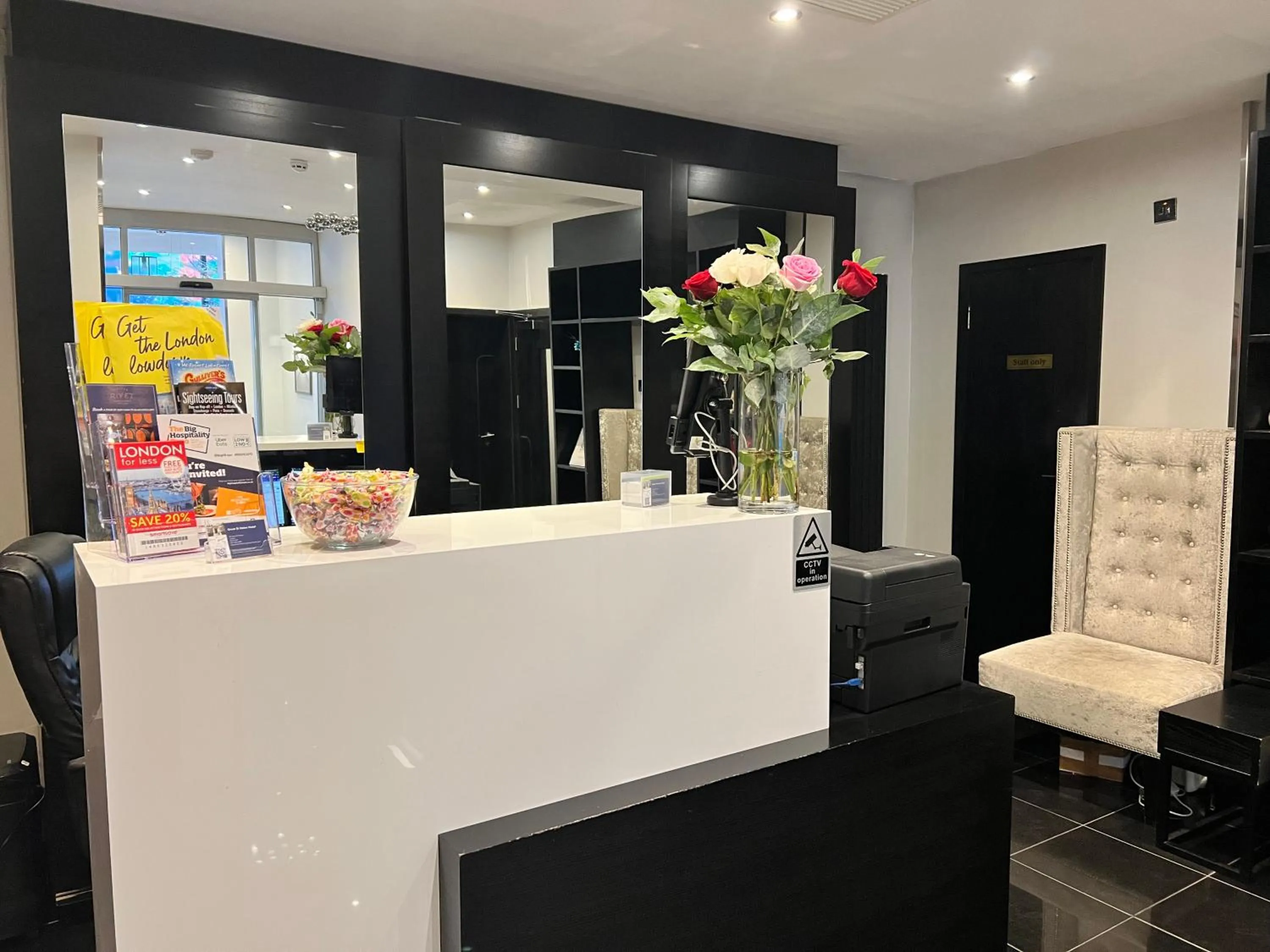 Lobby or reception in Great St Helen Hotel