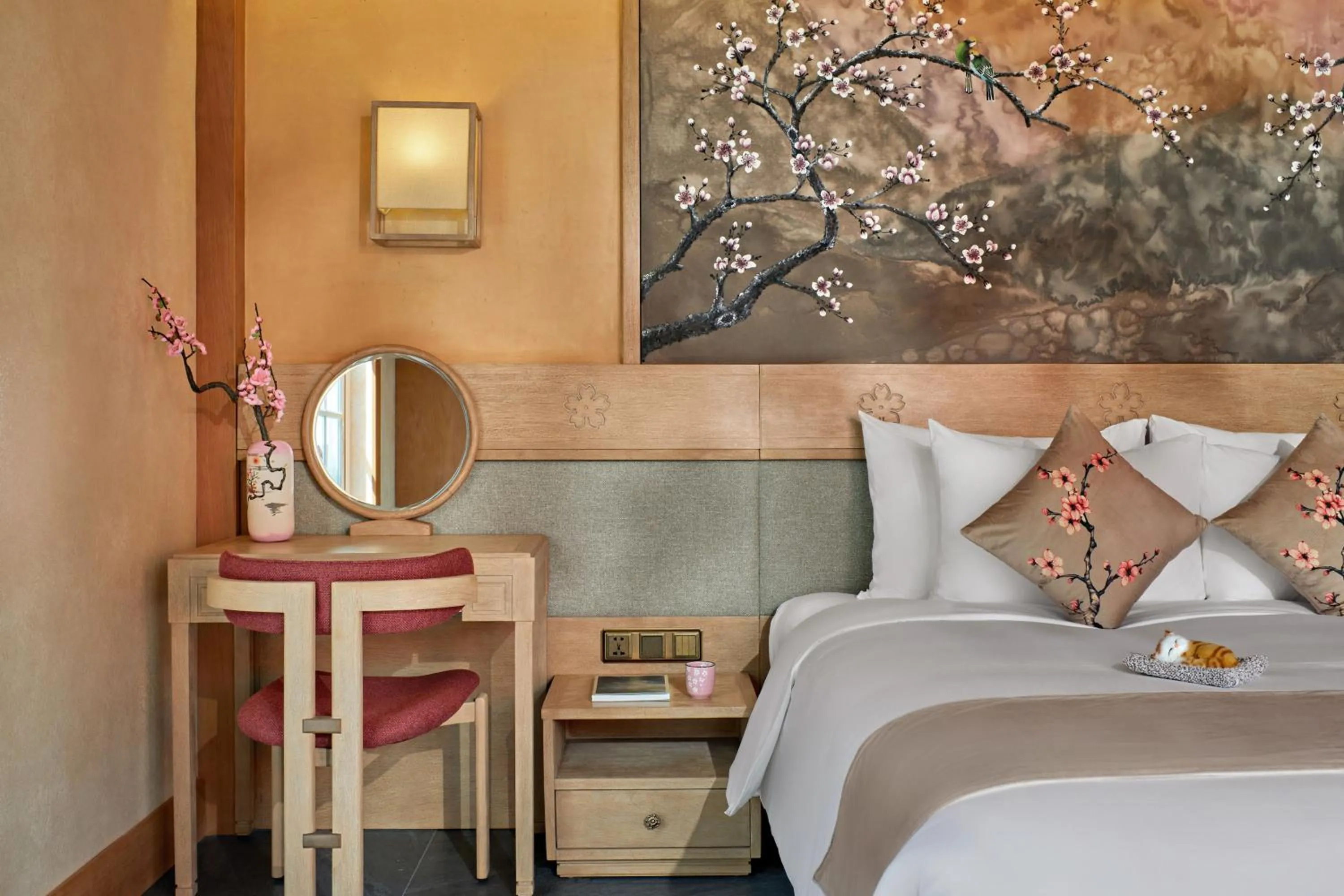 Bed in Sakurakyo Hotel & Spa Phu Quoc