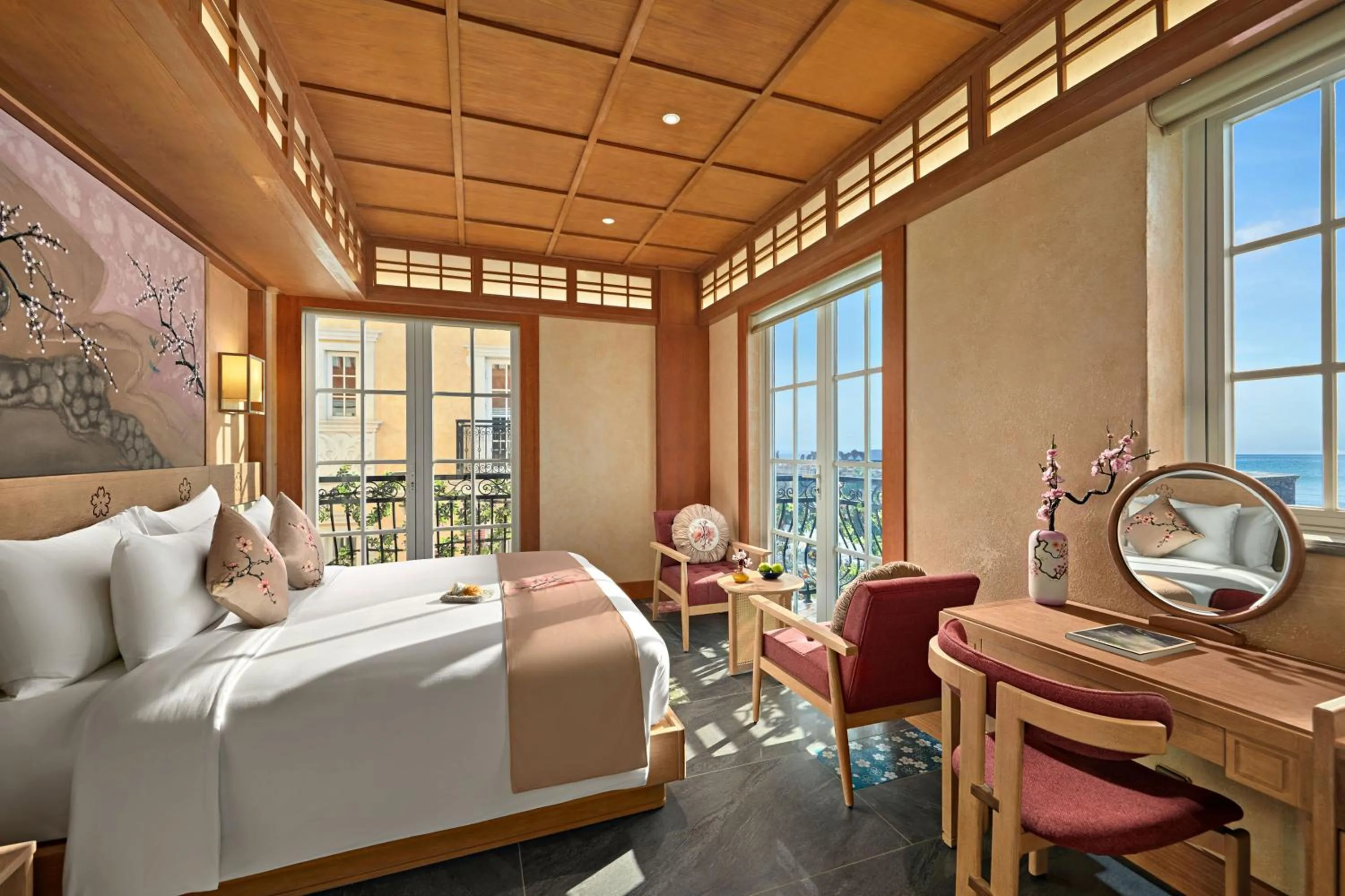 Photo of the whole room, Bed in Sakurakyo Hotel & Spa Phu Quoc