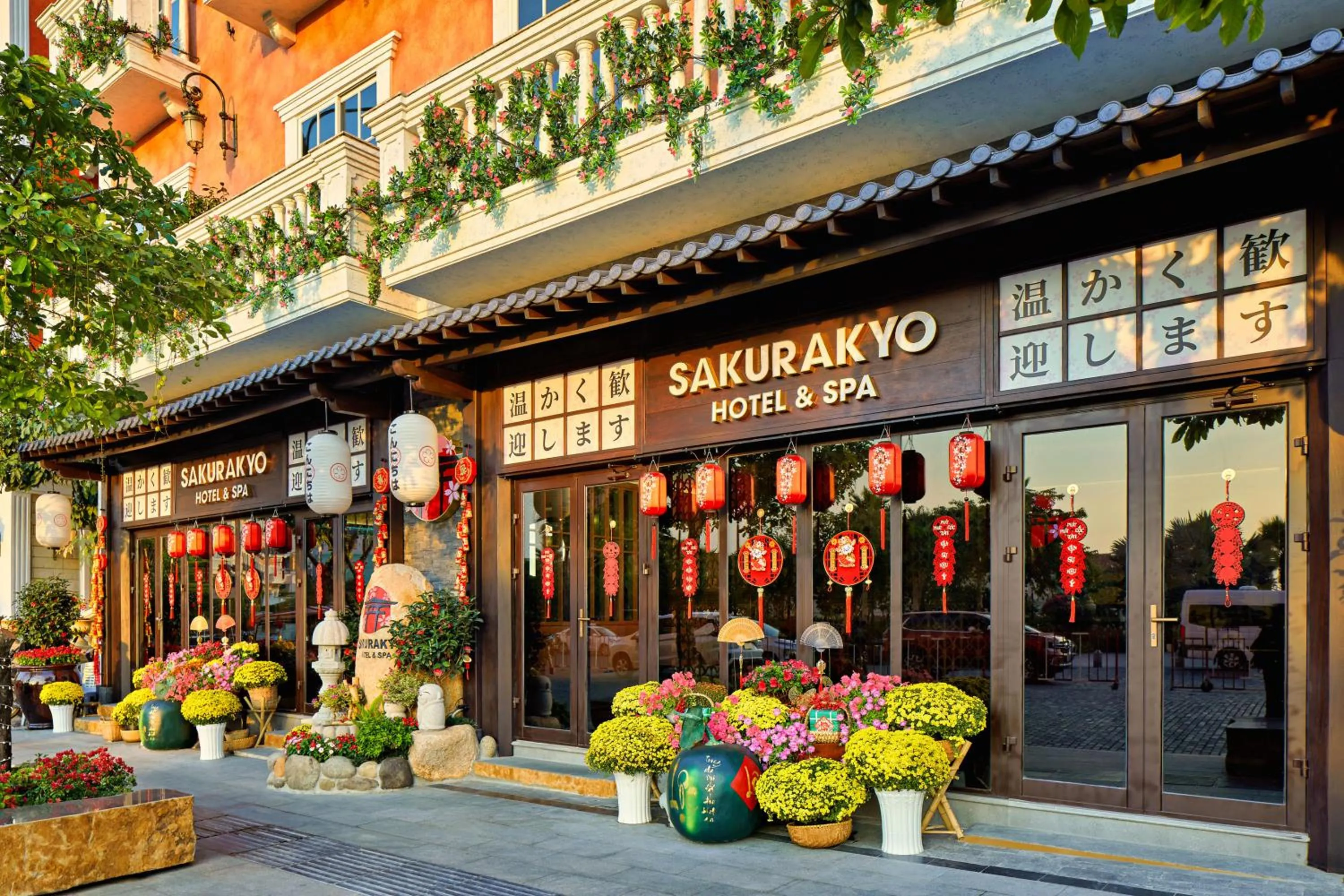 Property building in Sakurakyo Hotel & Spa Phu Quoc