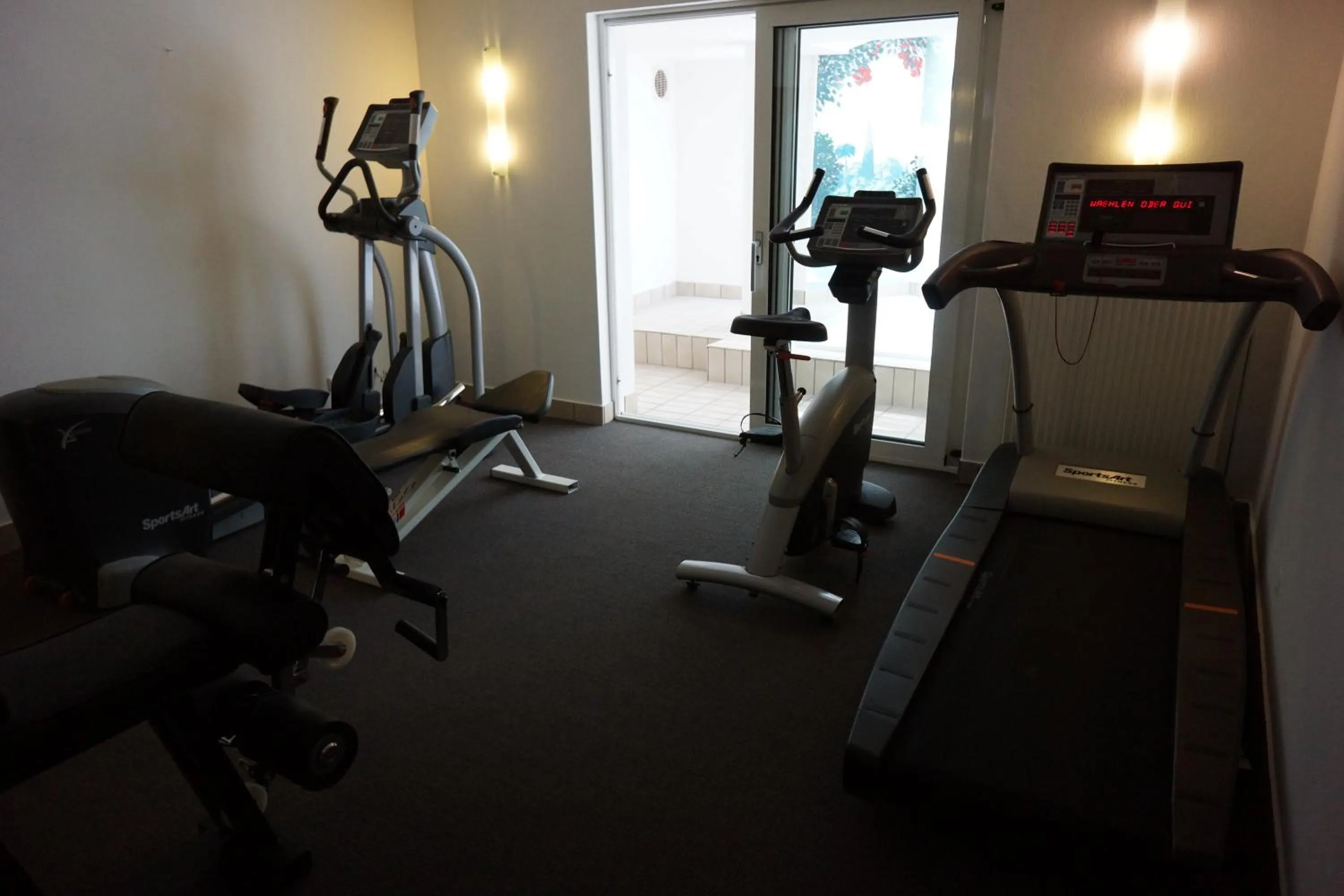 Fitness centre/facilities in Hotel Lorösch