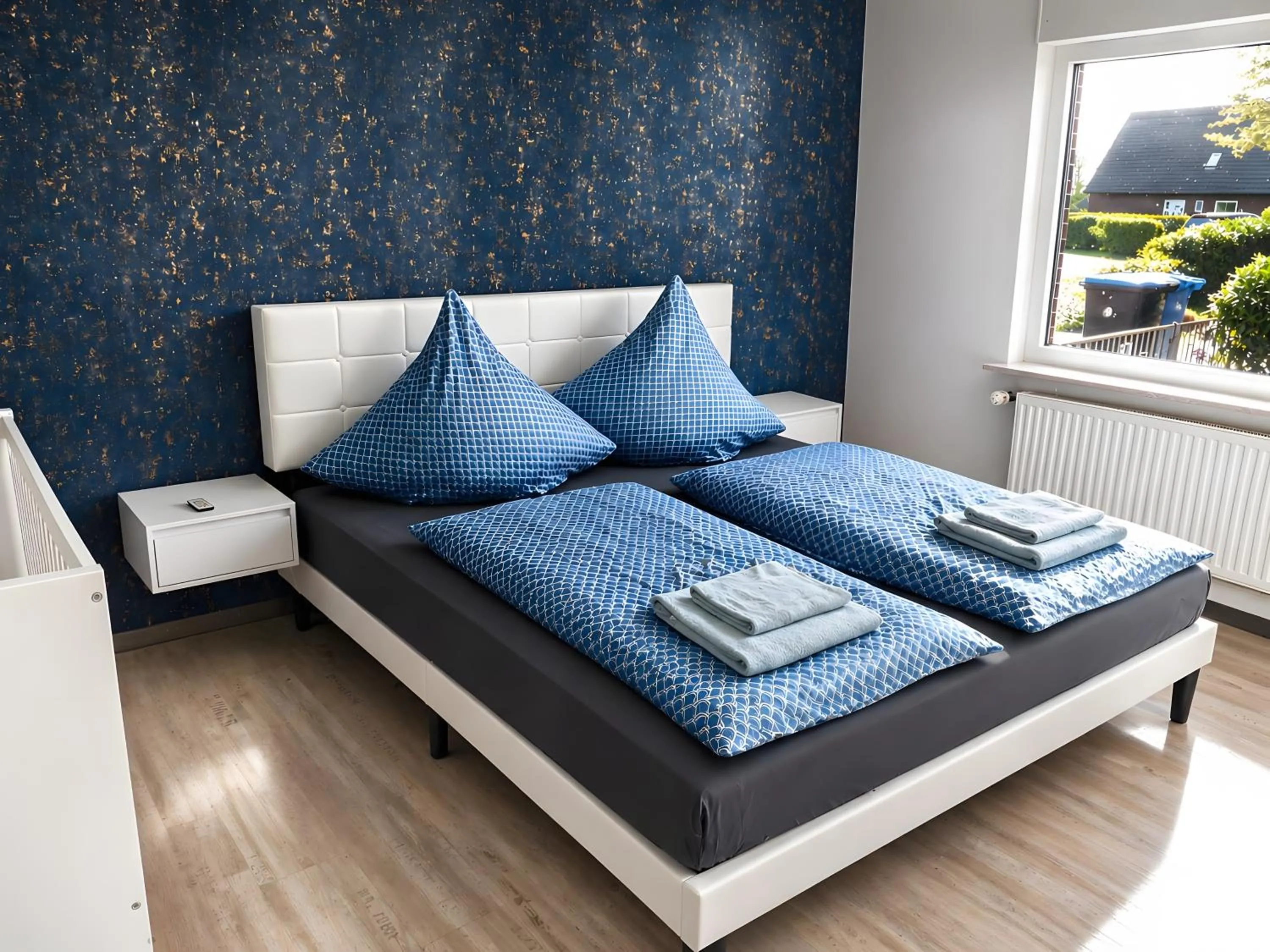 Living room, Bed in Haus Ostfriesland