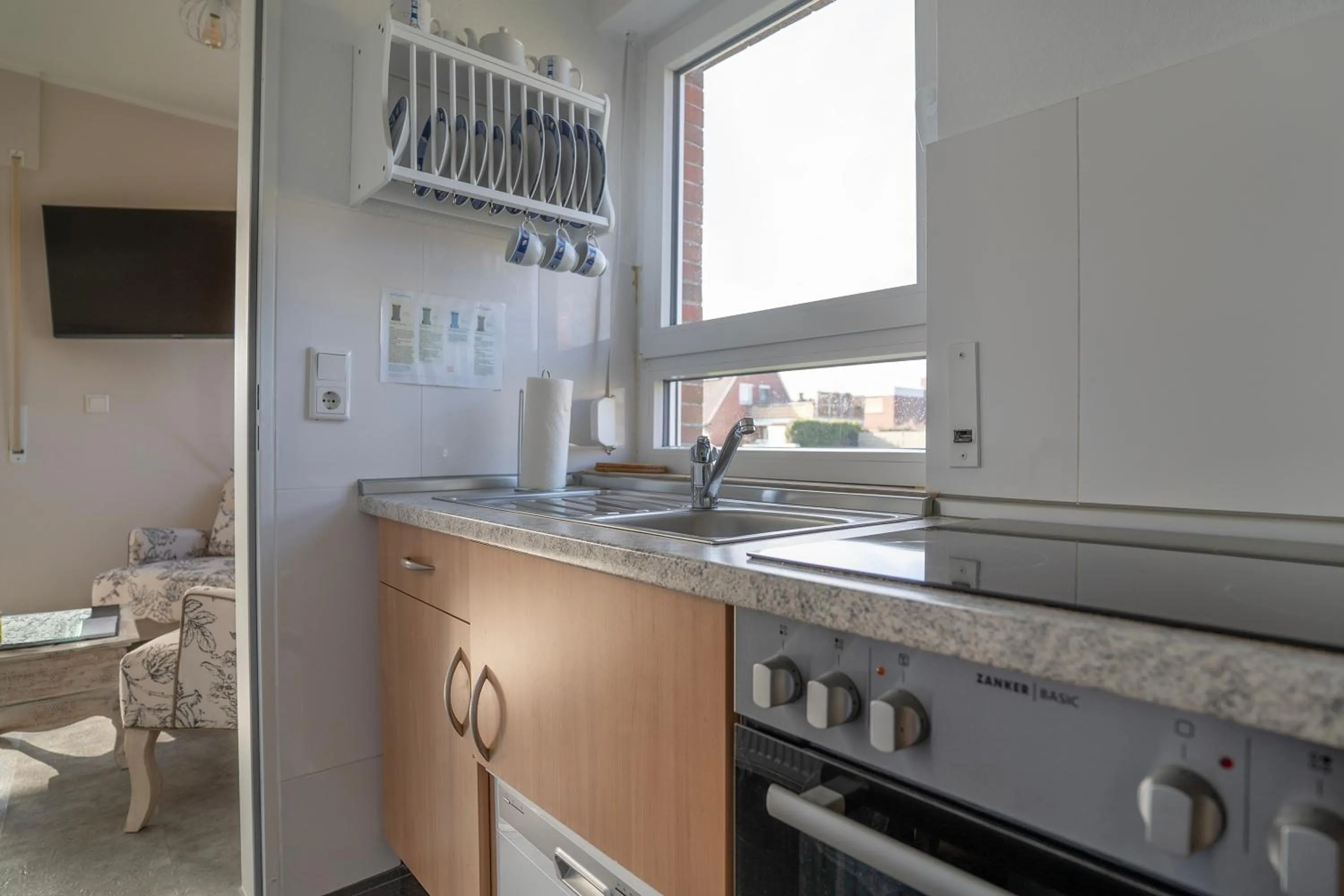Kitchen or kitchenette in Haus Ostfriesland