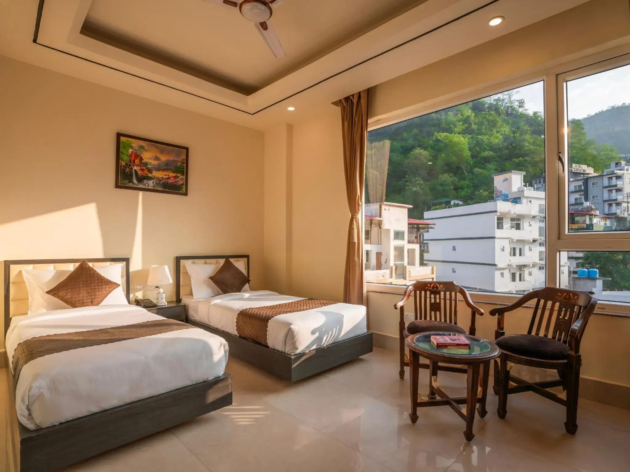 Deluxe Twin Room in Moustache Select Rishikesh Deluxe Twin Room in Moustache Select Rishikesh