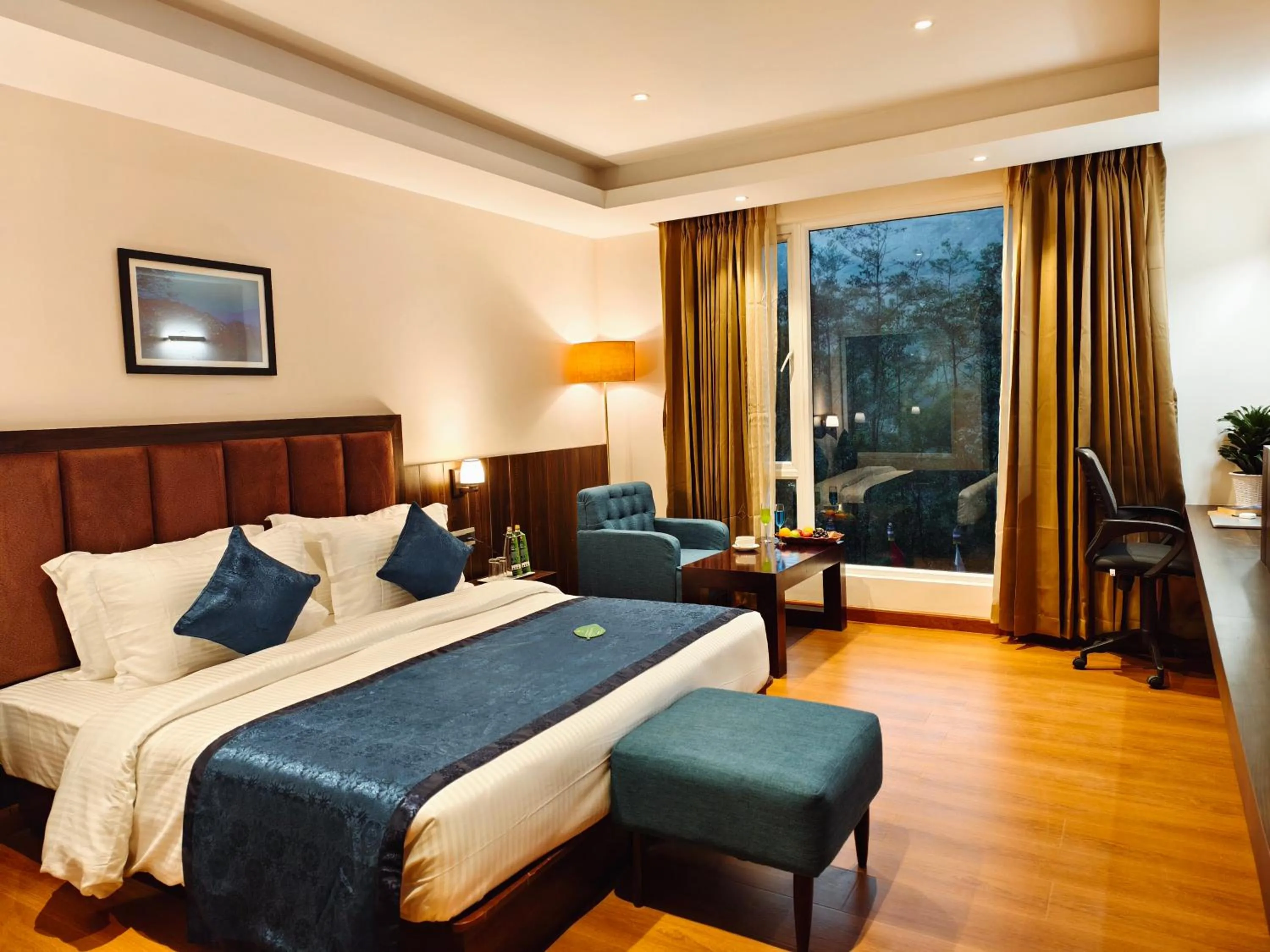 Bed in Clarion Hotel De Renees Gangtok
