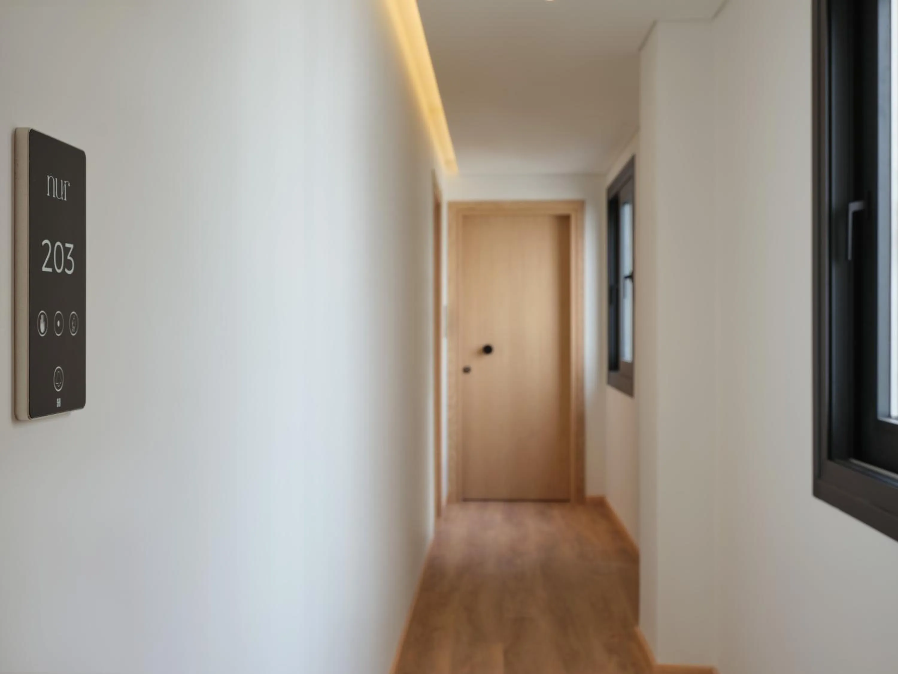 Decorative detail in Nur City Suites