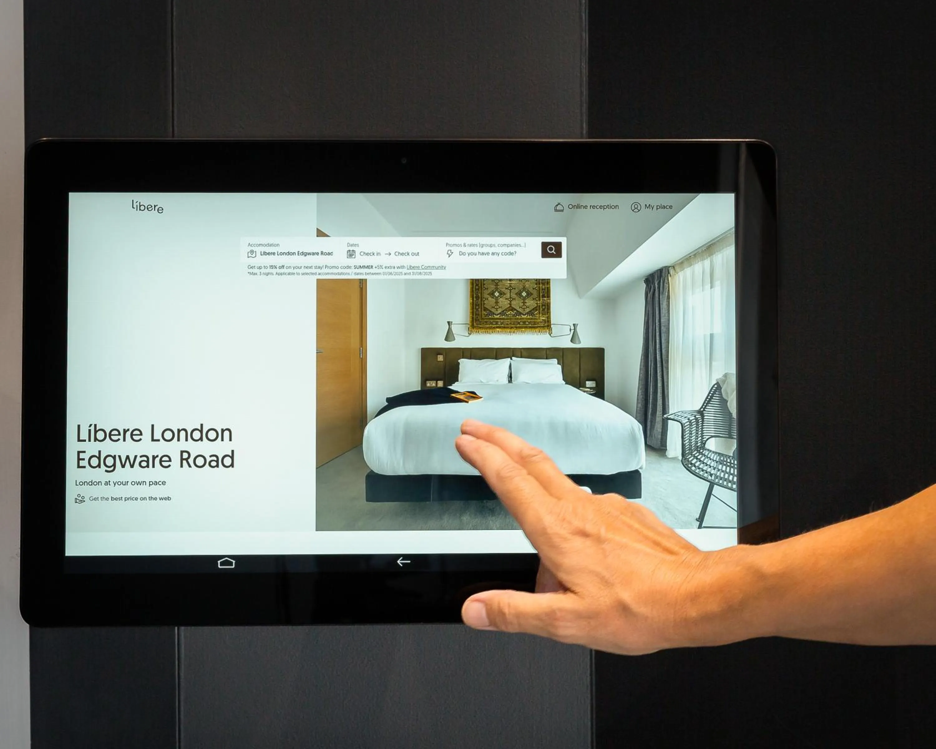 Lobby or reception, Bed in Líbere London Edgware Road