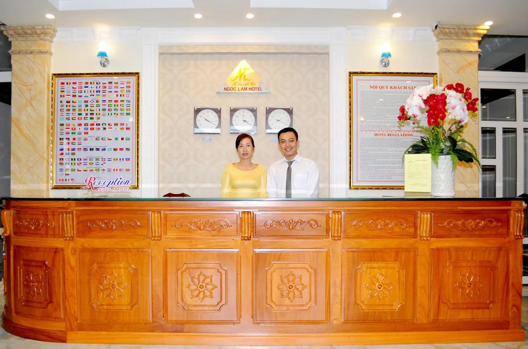 Lobby or reception in Ngoc Lam Can Tho Hotel