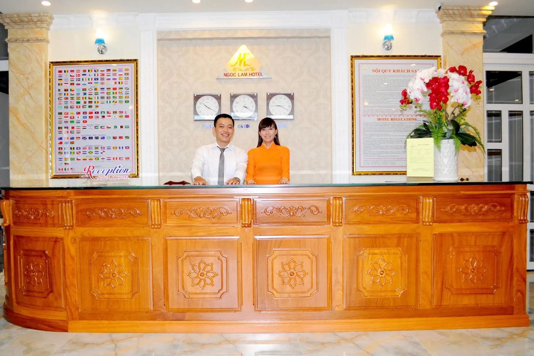 Lobby or reception in Ngoc Lam Can Tho Hotel