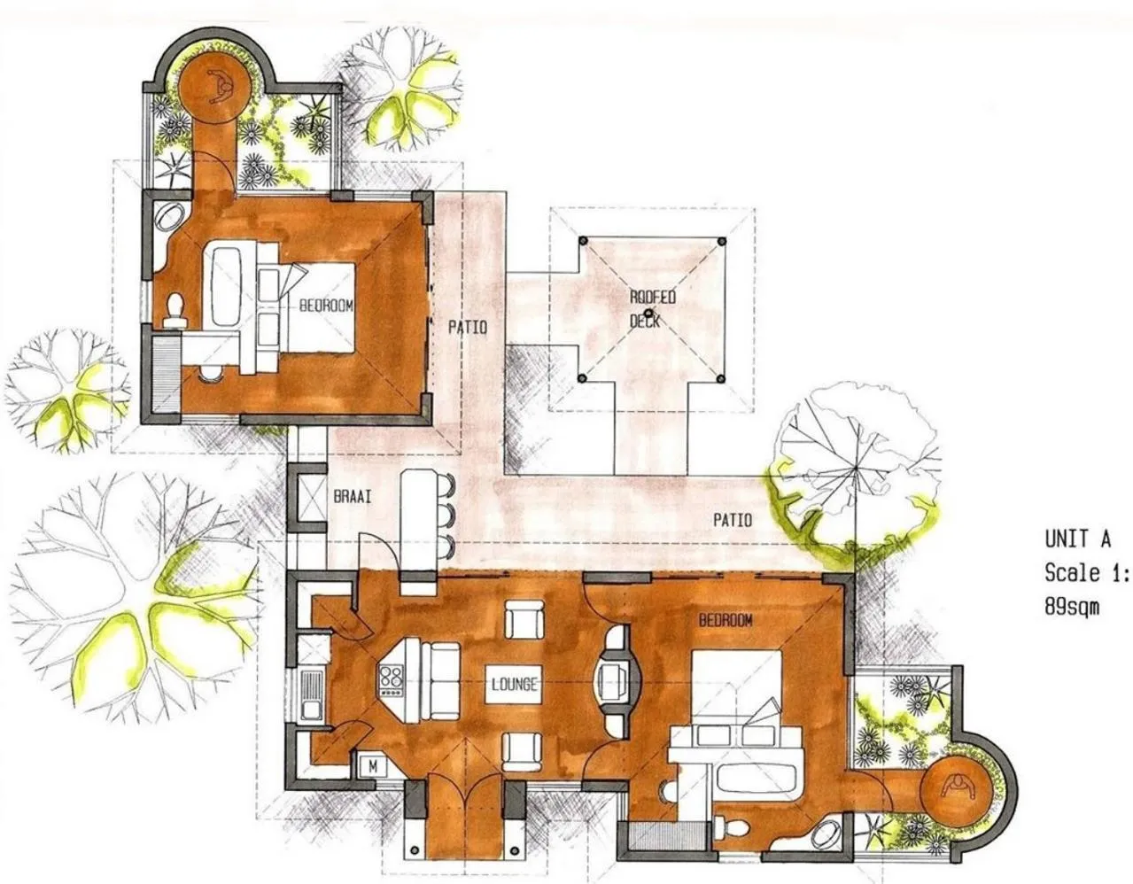 Floor plan in Hoedspruit Raptors Lodge N16