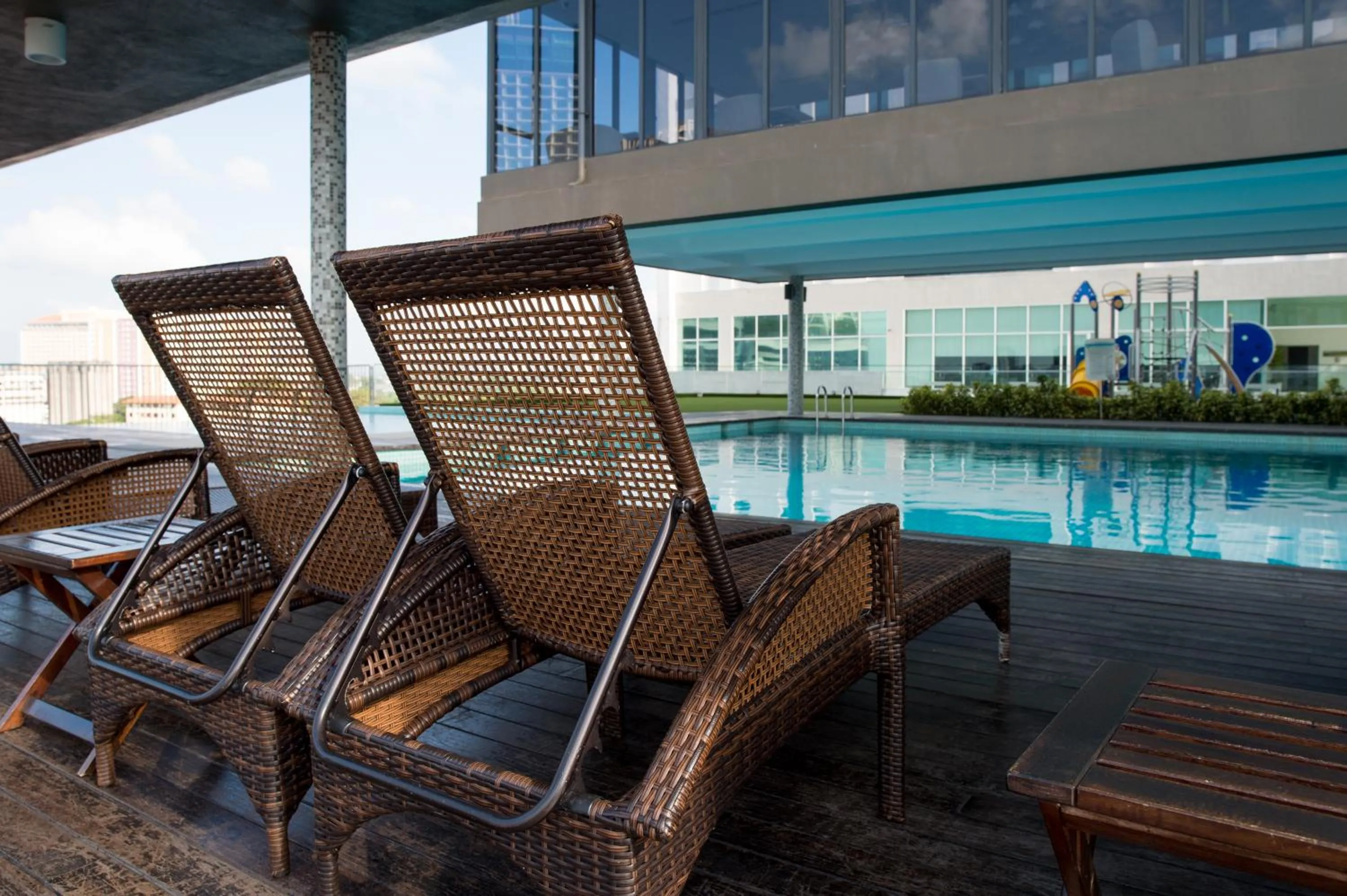 Swimming pool in The Pines Melaka