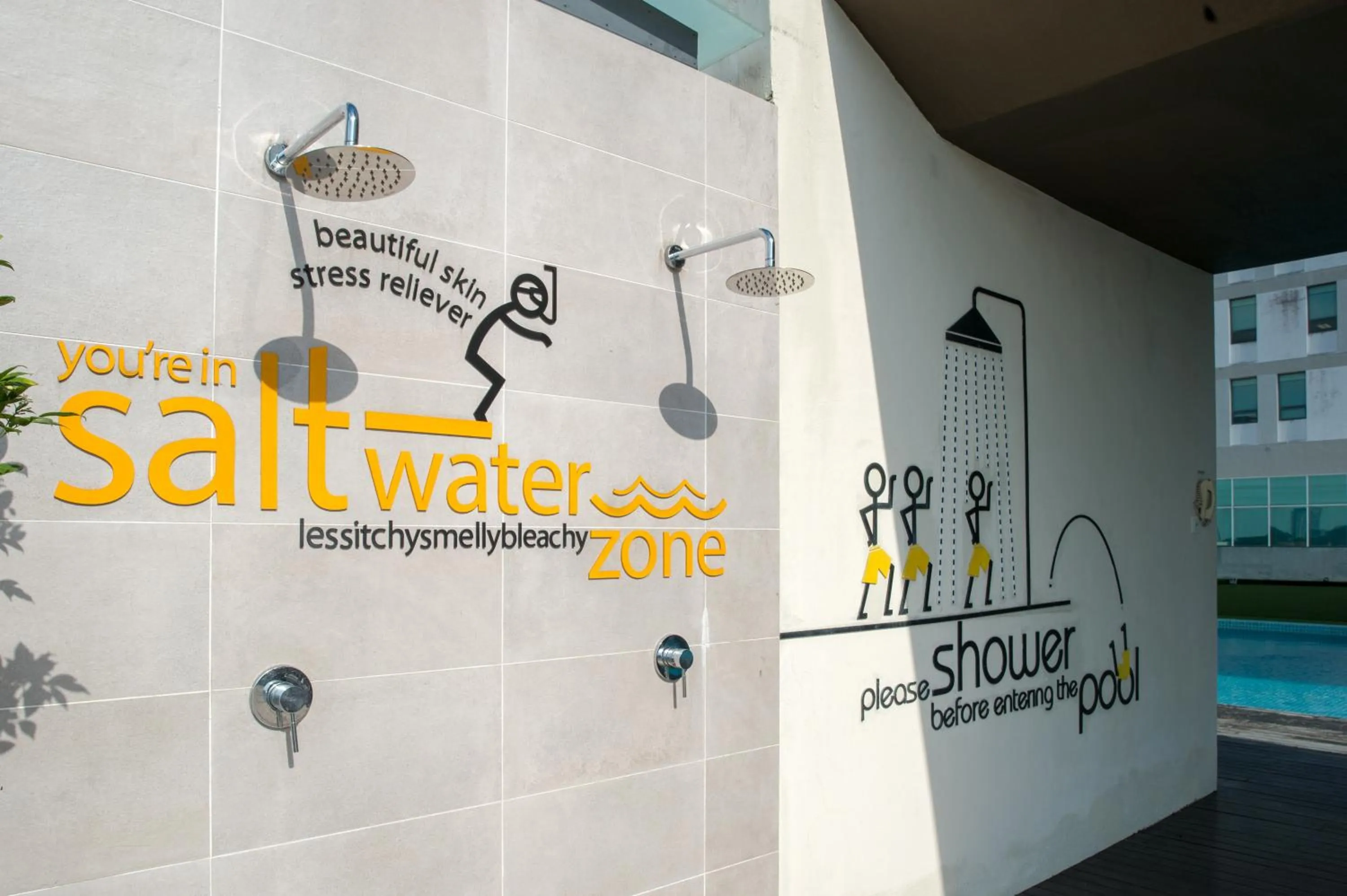 Swimming pool in The Pines Melaka