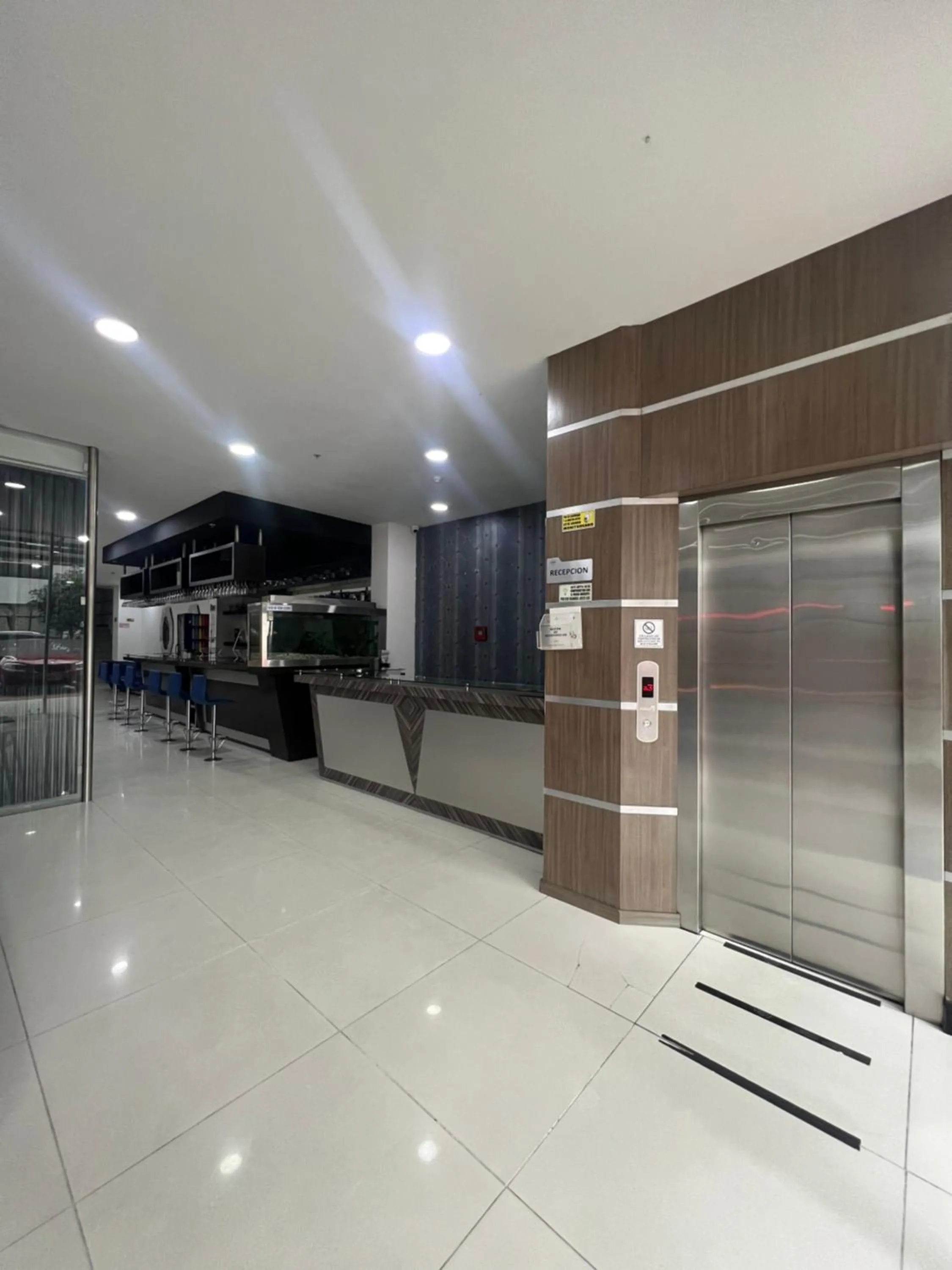 Lobby or reception in Hotel Plaza Sport