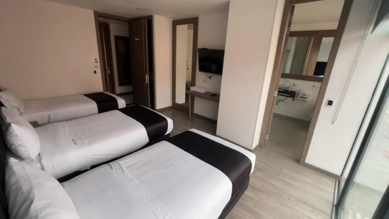 Bed in Hotel Plaza Sport