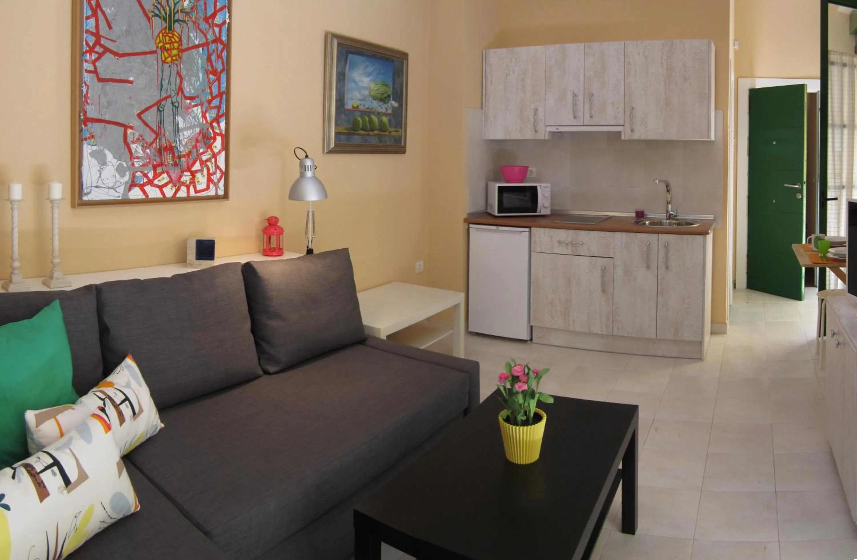 Kitchen or kitchenette in Livemalaga San Juan