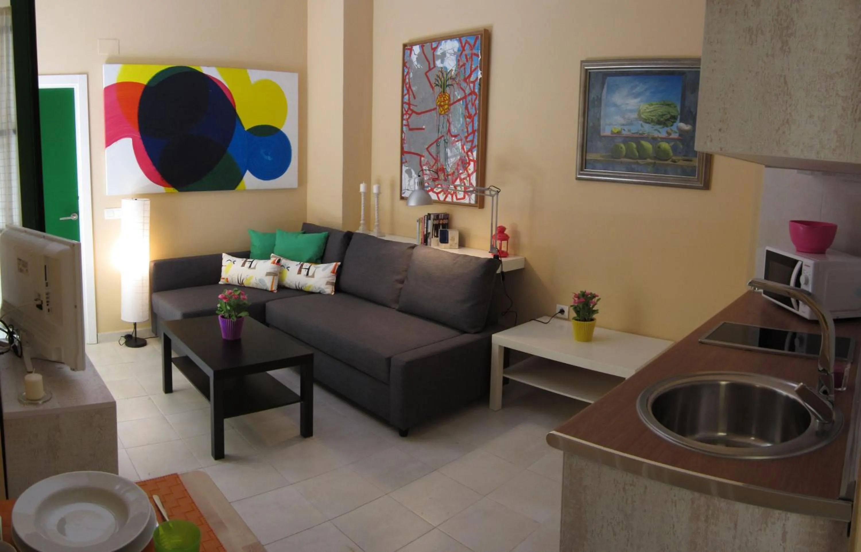 Living room in Livemalaga San Juan