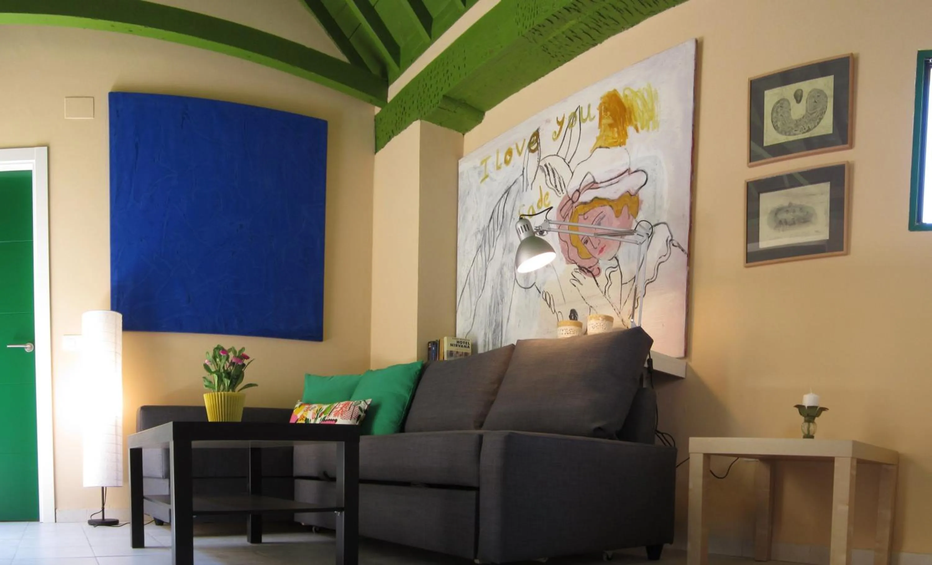 Seating area in Livemalaga San Juan