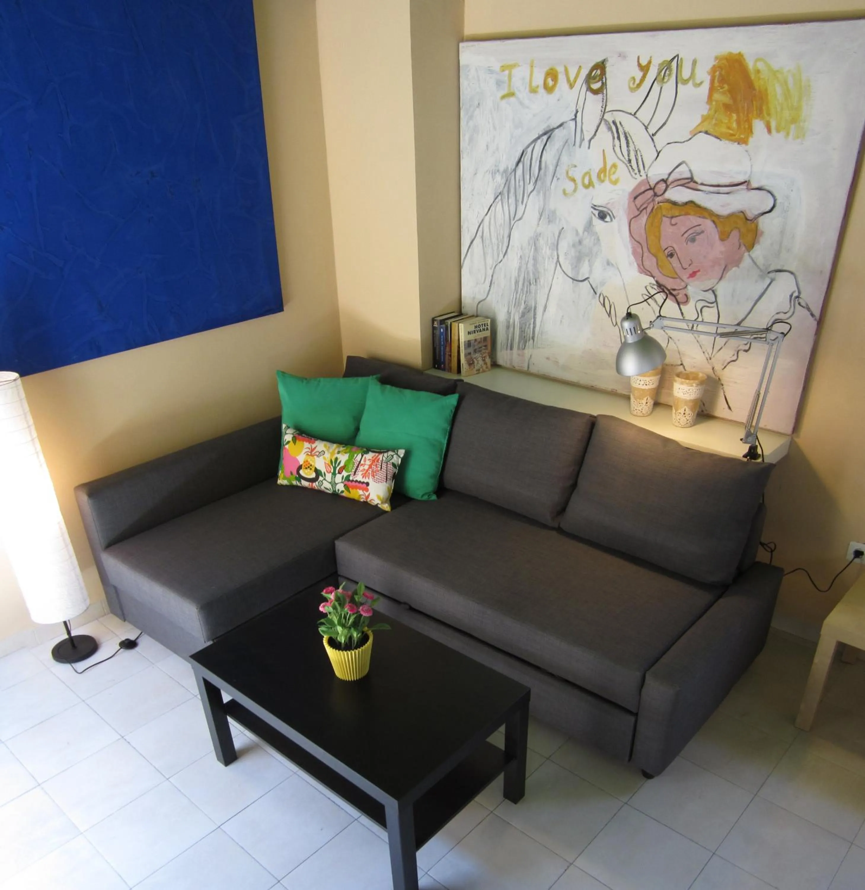Seating area in Livemalaga San Juan