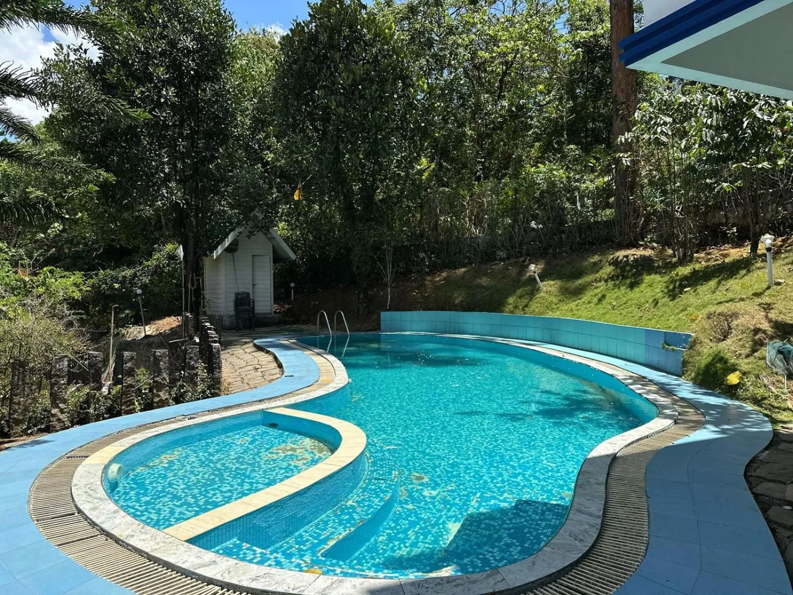 Swimming pool in The Heights Munnar