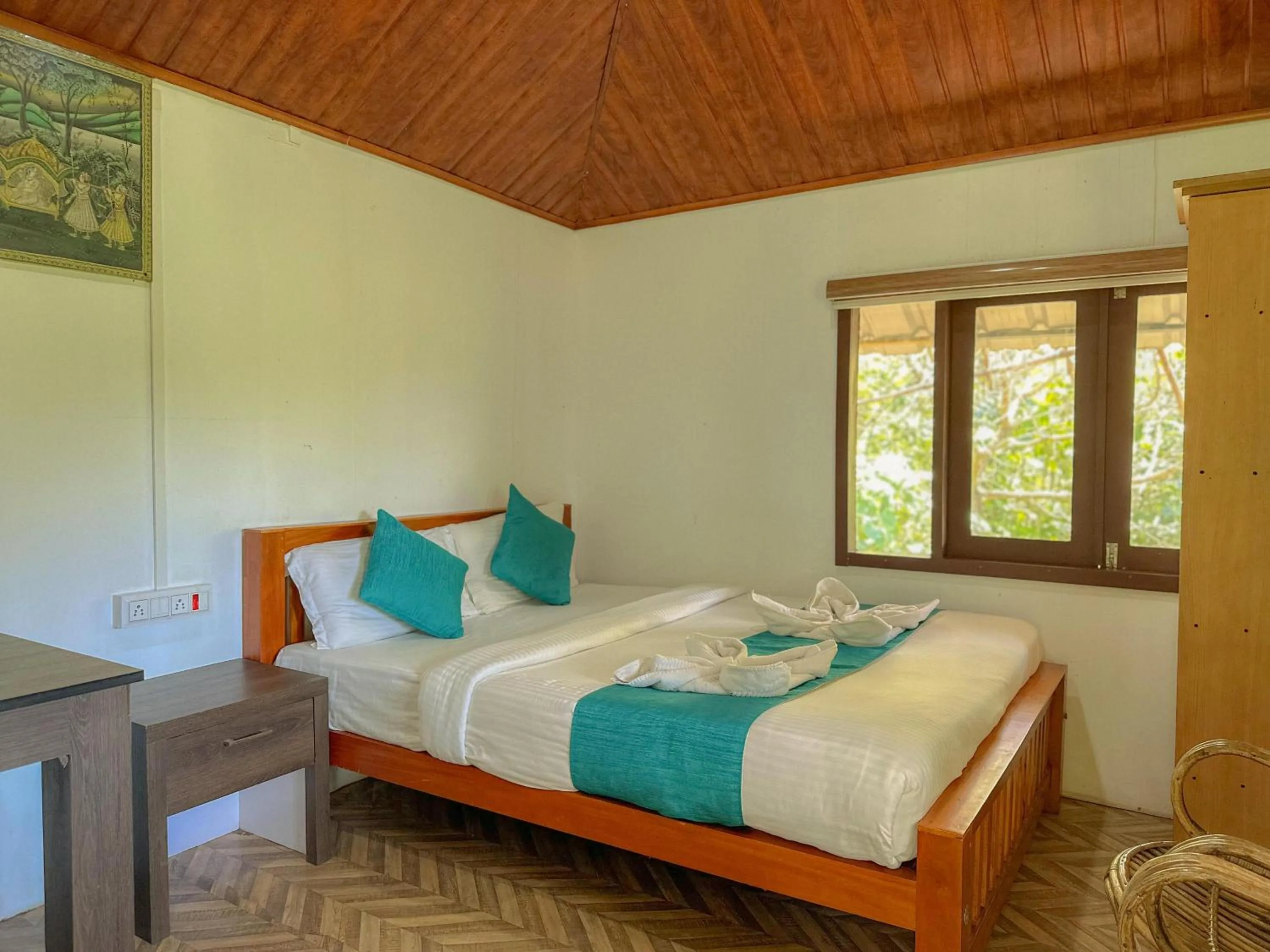 Bedroom, Bed in The Heights Munnar