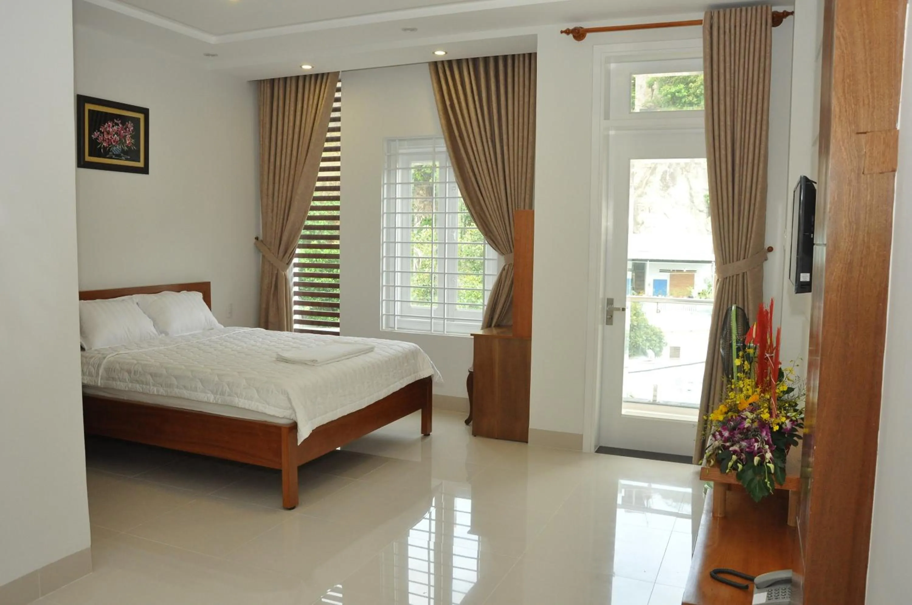Bed in Thanh Xuan Hotel