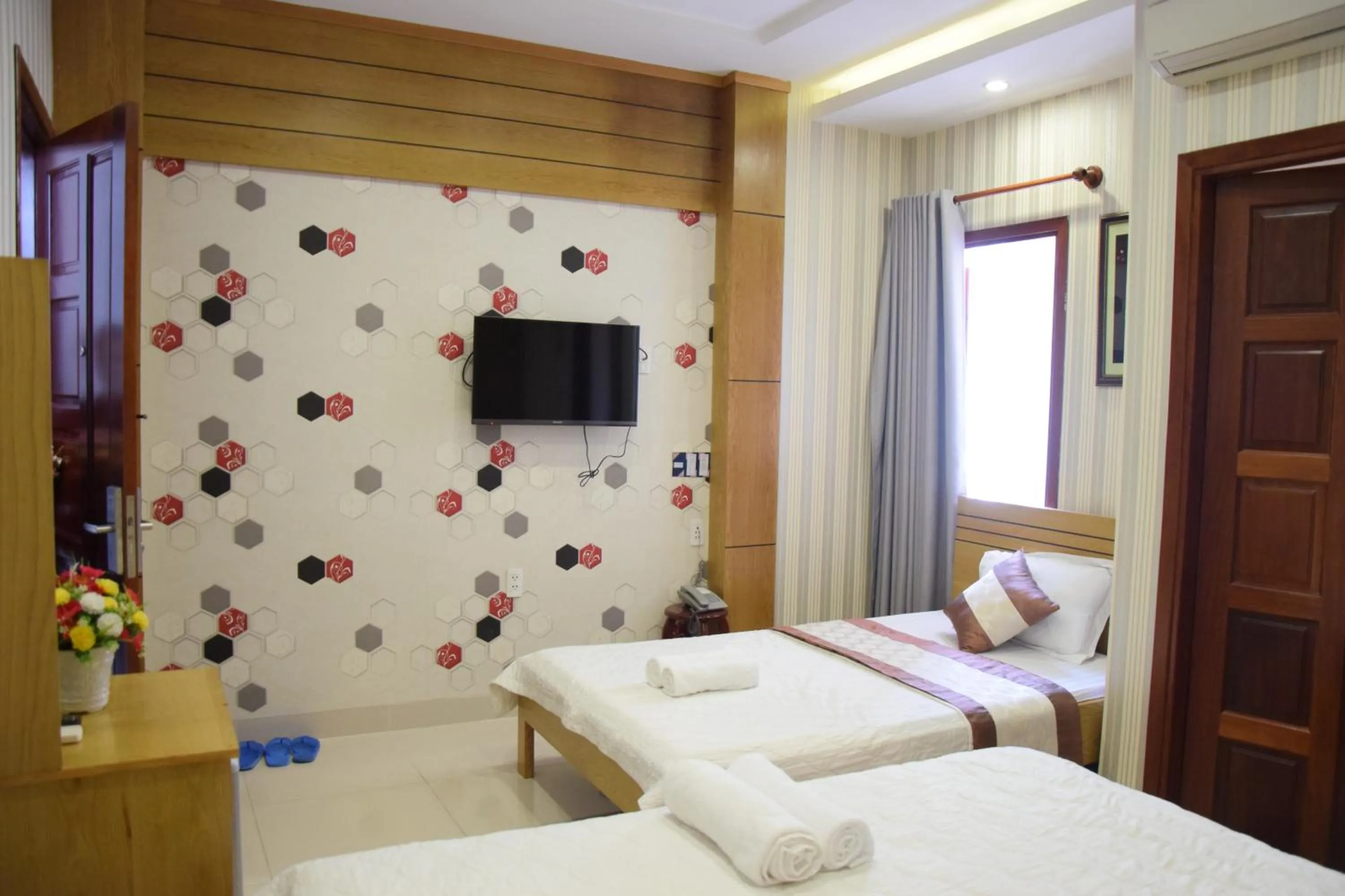 Bed in Thanh Xuan Hotel